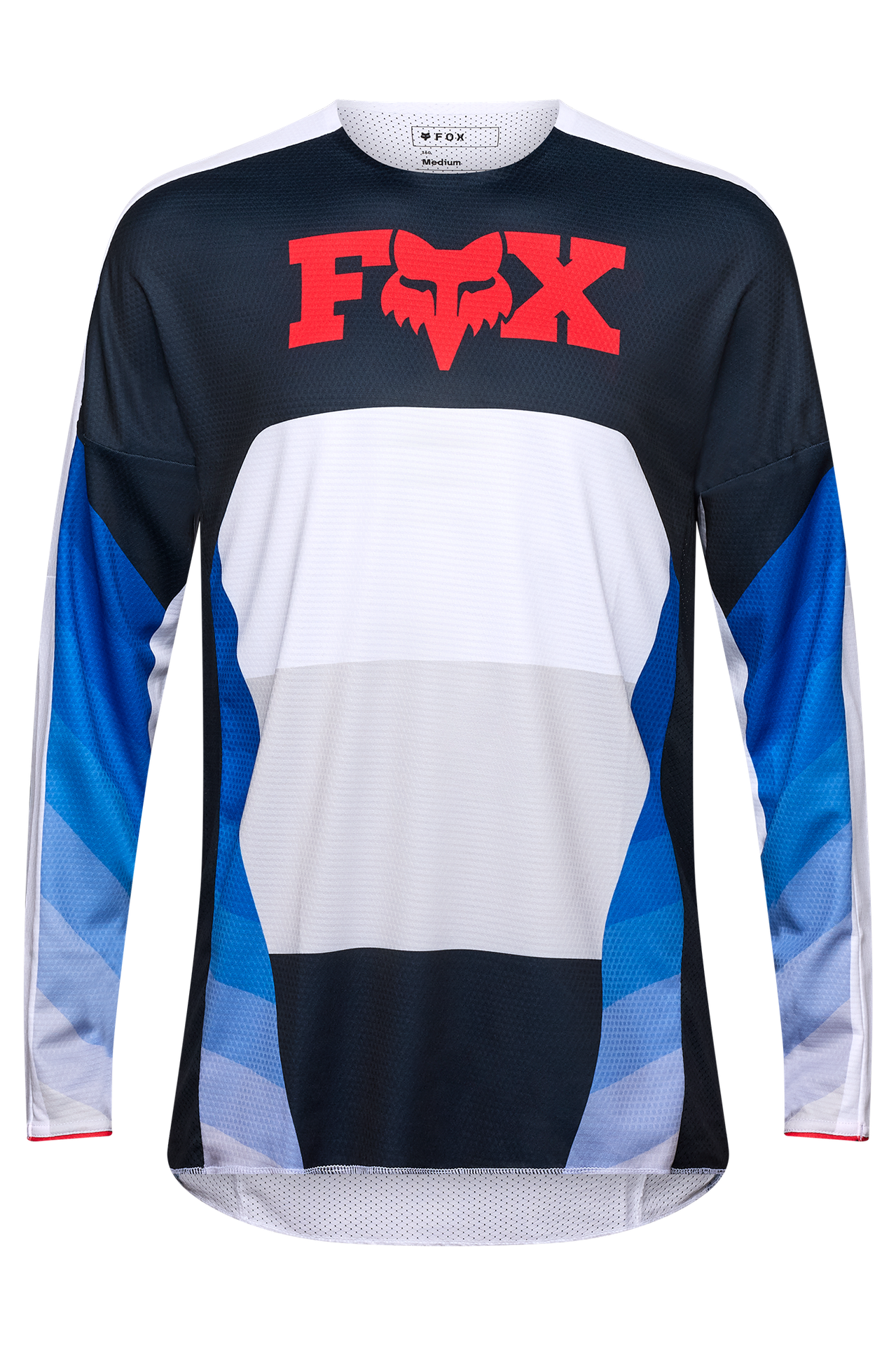 Bluza Cross FOX 360 Fade Złamany Biały/NiebieskiL