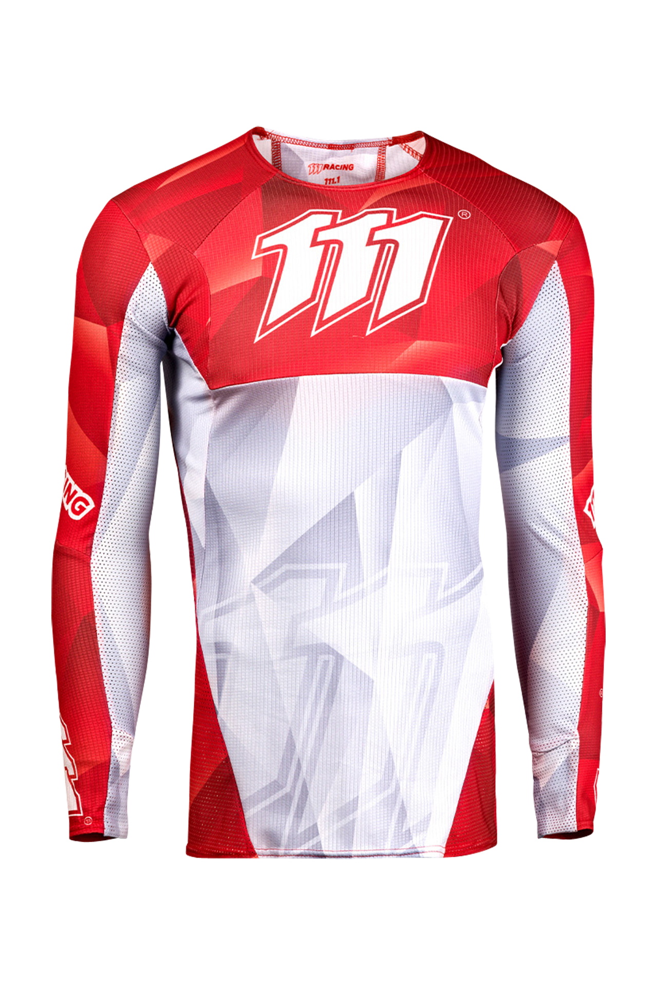 Bluza Cross 111Racing 111.1 Ostry czerwonyM