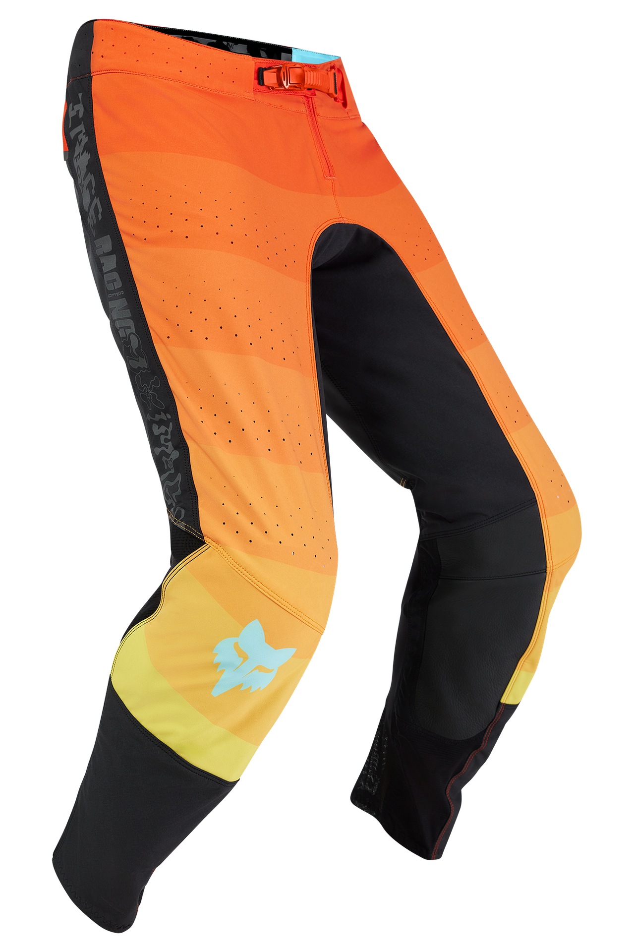 Spodnie Cross FOX Flexair Grid Czarny/Pomarańczowy36