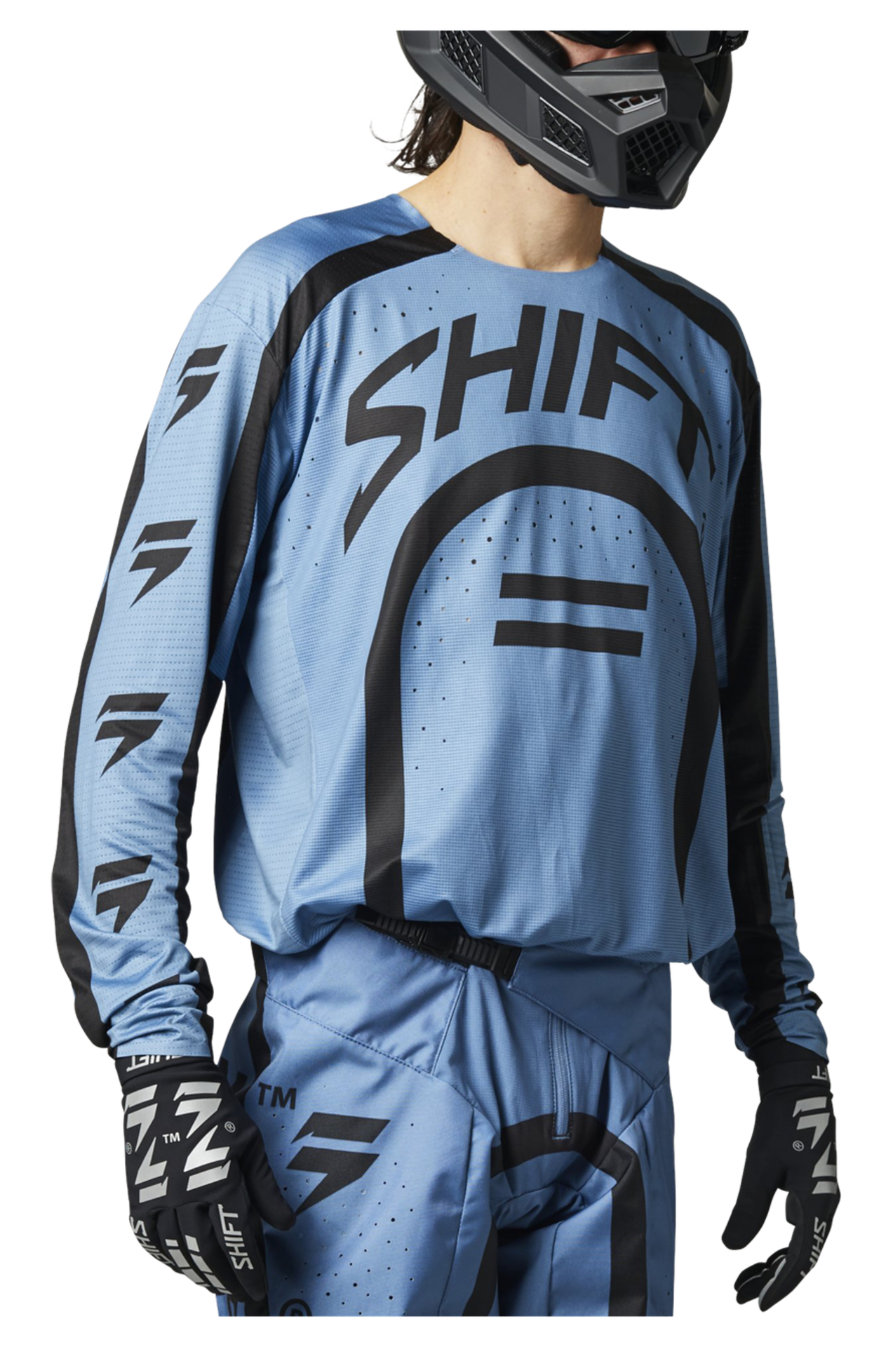 Bluza Cross Shift Black Label Curv Niebieski/CzarnyL