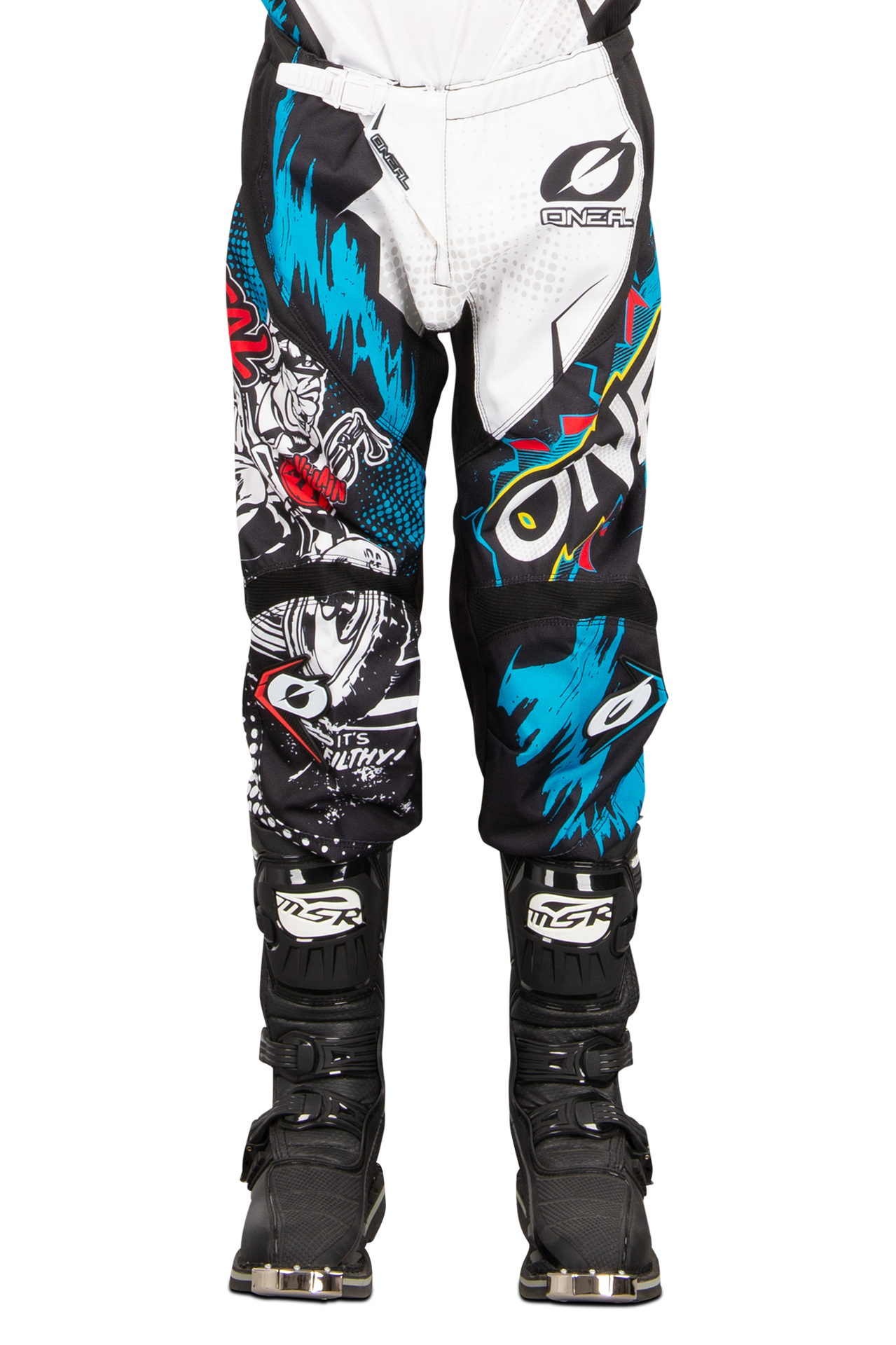 Spodnie Cross O'Neal Element Villain Dziecięce Złamany Biały24