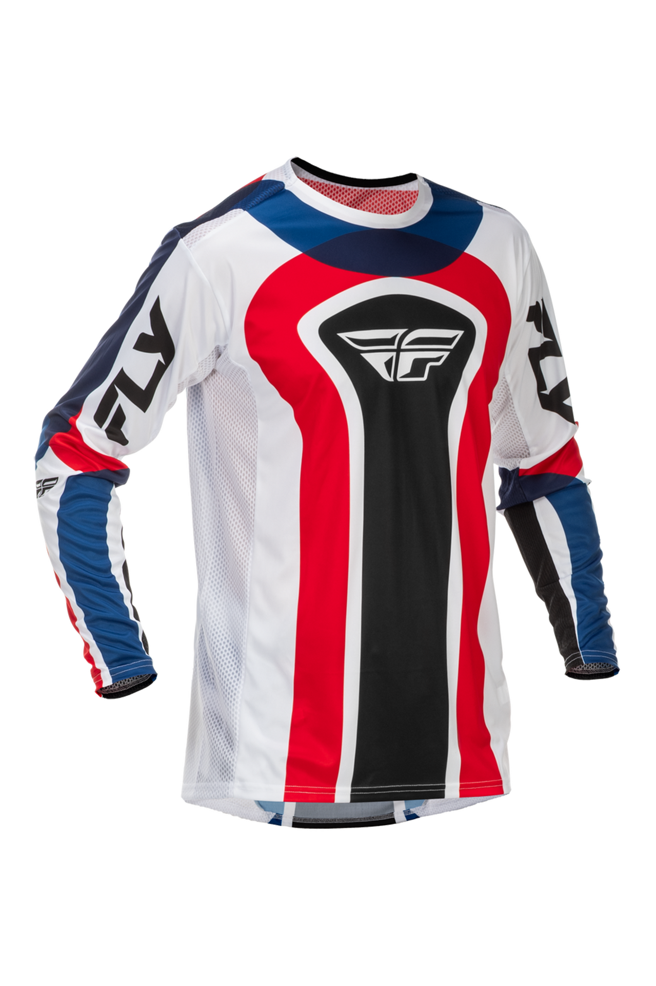 Bluza Cross FLY Racing Lite SE Glory V26 Czerwony/Złamany Biały/NiebieskiM