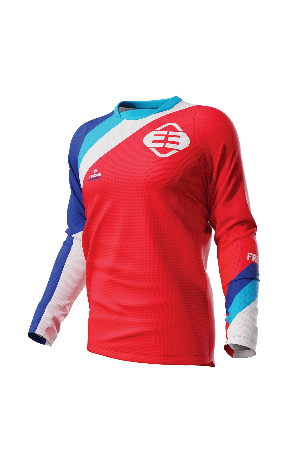 Bluza Cross Freegun Devo Rainbow CzerwonyXXL