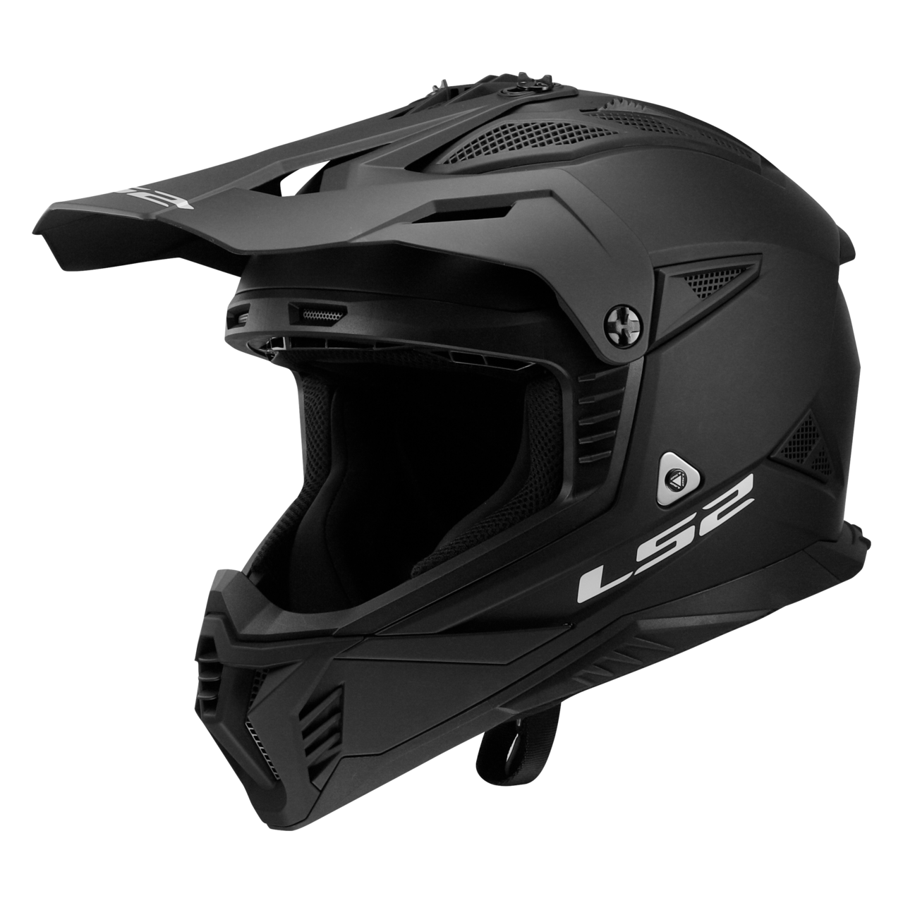Kask Cross LS2 MX708 Fast II Jednolity czarny matowyXXXL