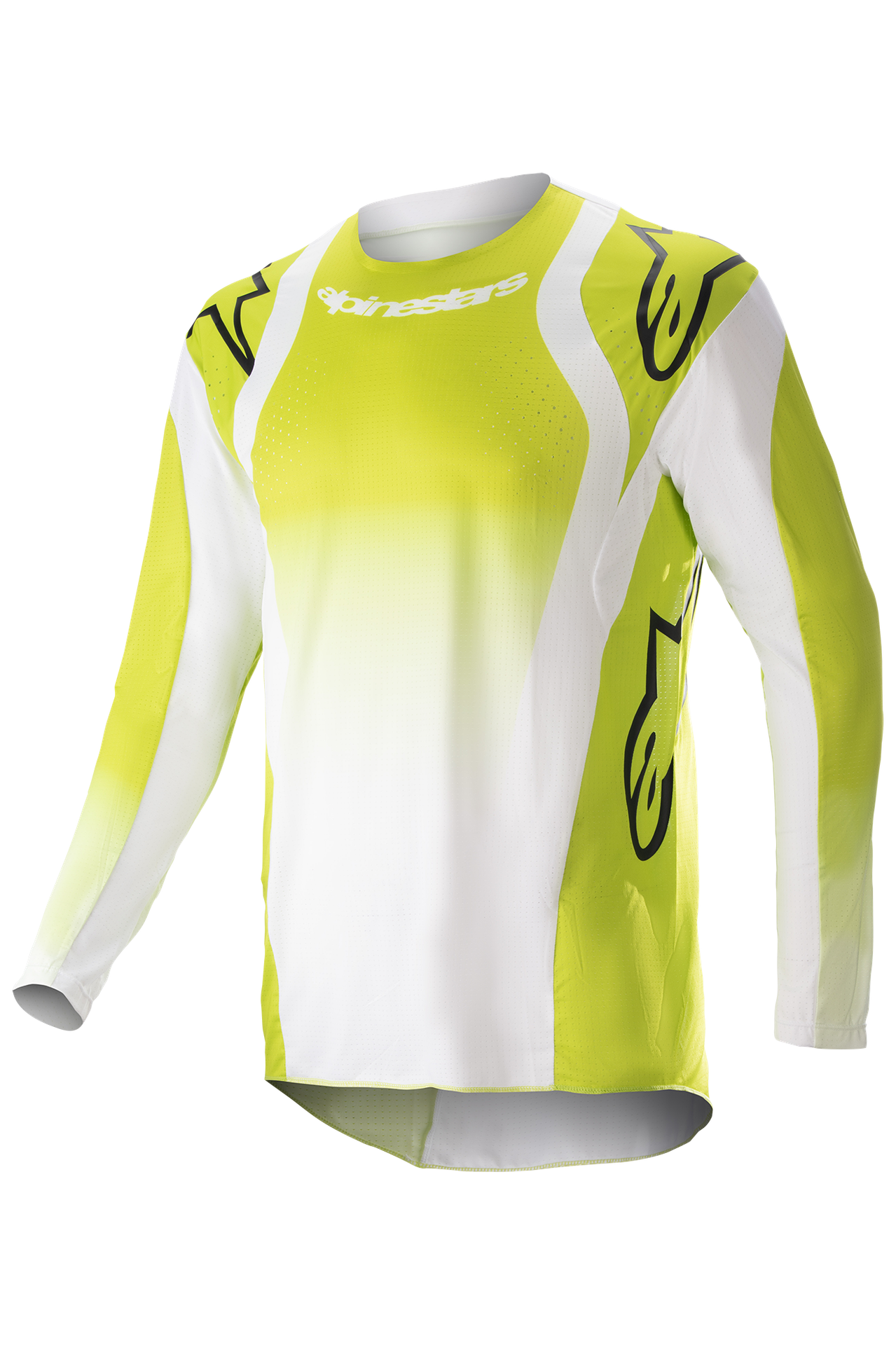 Bluza Cross Alpinestars Techstar Push Żółty Fluorescencyjny/Złamany BiałyM