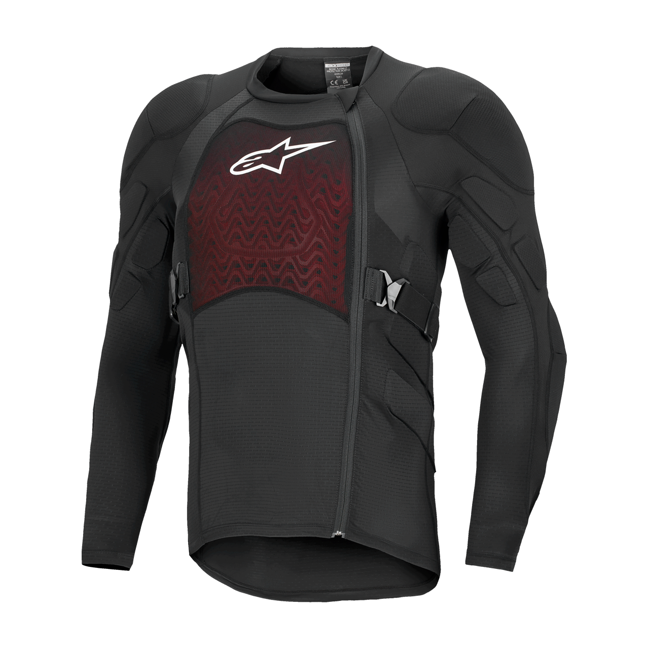 Kurtka ochronna MX Alpinestars Bionic Plasma LT Long Sleeve Czarny/Złamany BiałyL