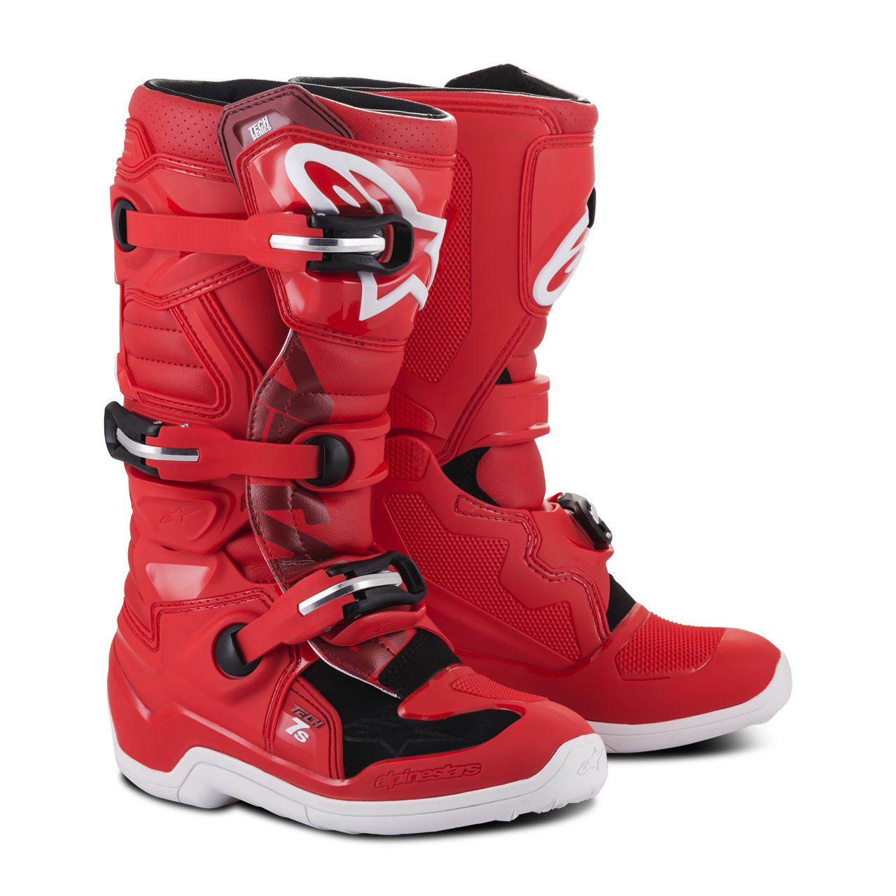 Buty Cross Alpinestars Tech 7S Dziecięce Czerwony37