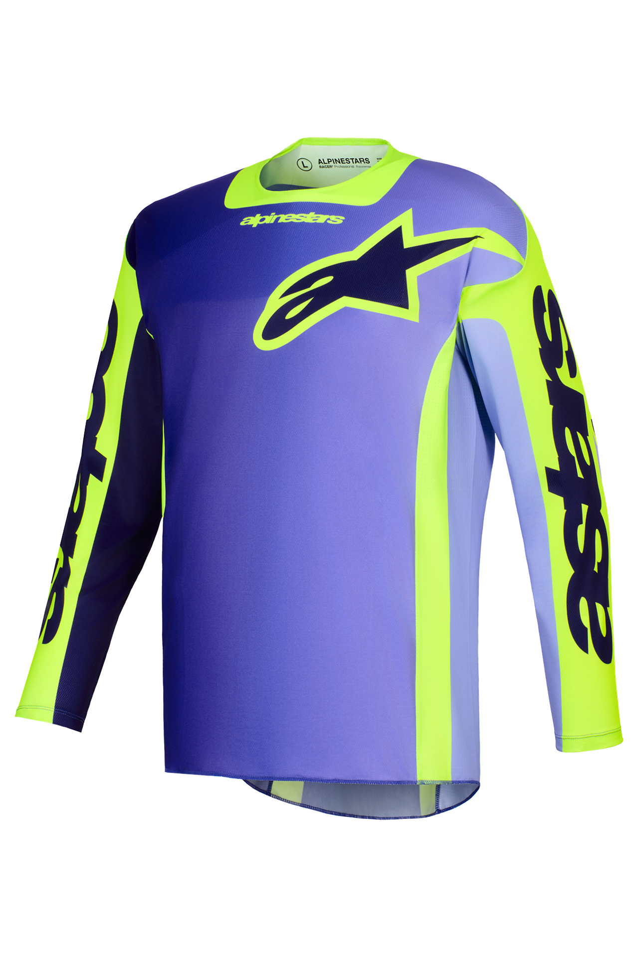 Bluza Cross Alpinestars Racer Portl Fioletowy/ŻółtyL