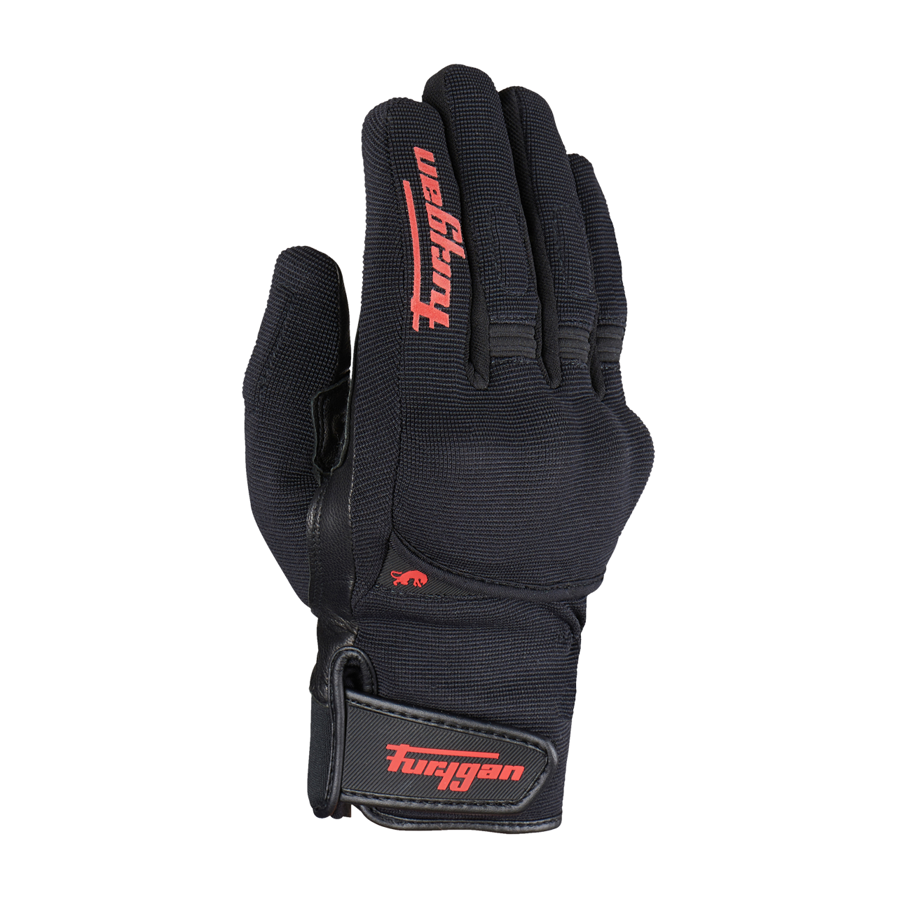 Rękawice Motocyklowe Furygan Jet All Season D3O Czarny/CzerwonyS