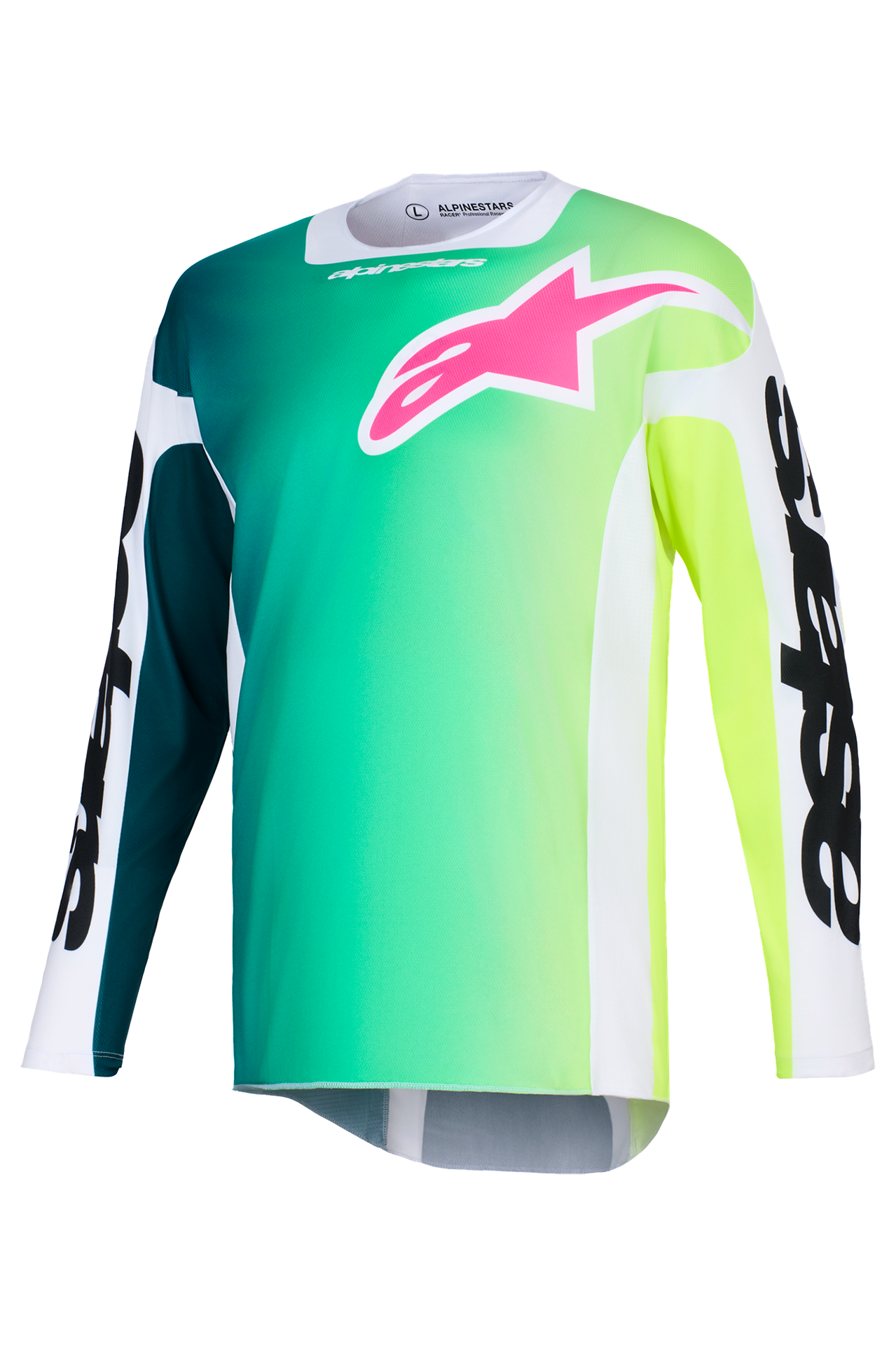 Bluza Cross Alpinestars Racer Portl Zielony/Złamany Biały/CzarnyS