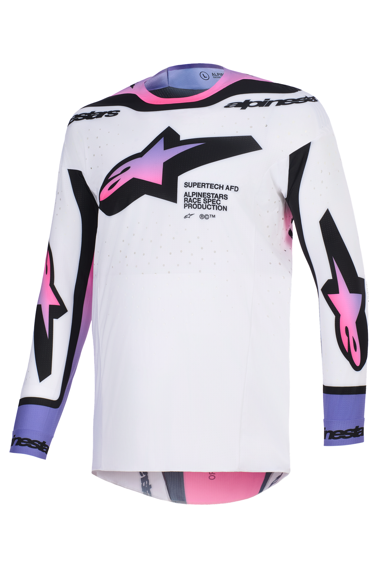Bluza Cross Alpinestars Supertech Pro Vista Złamany biały/Fioletowy/CzarnyXXL