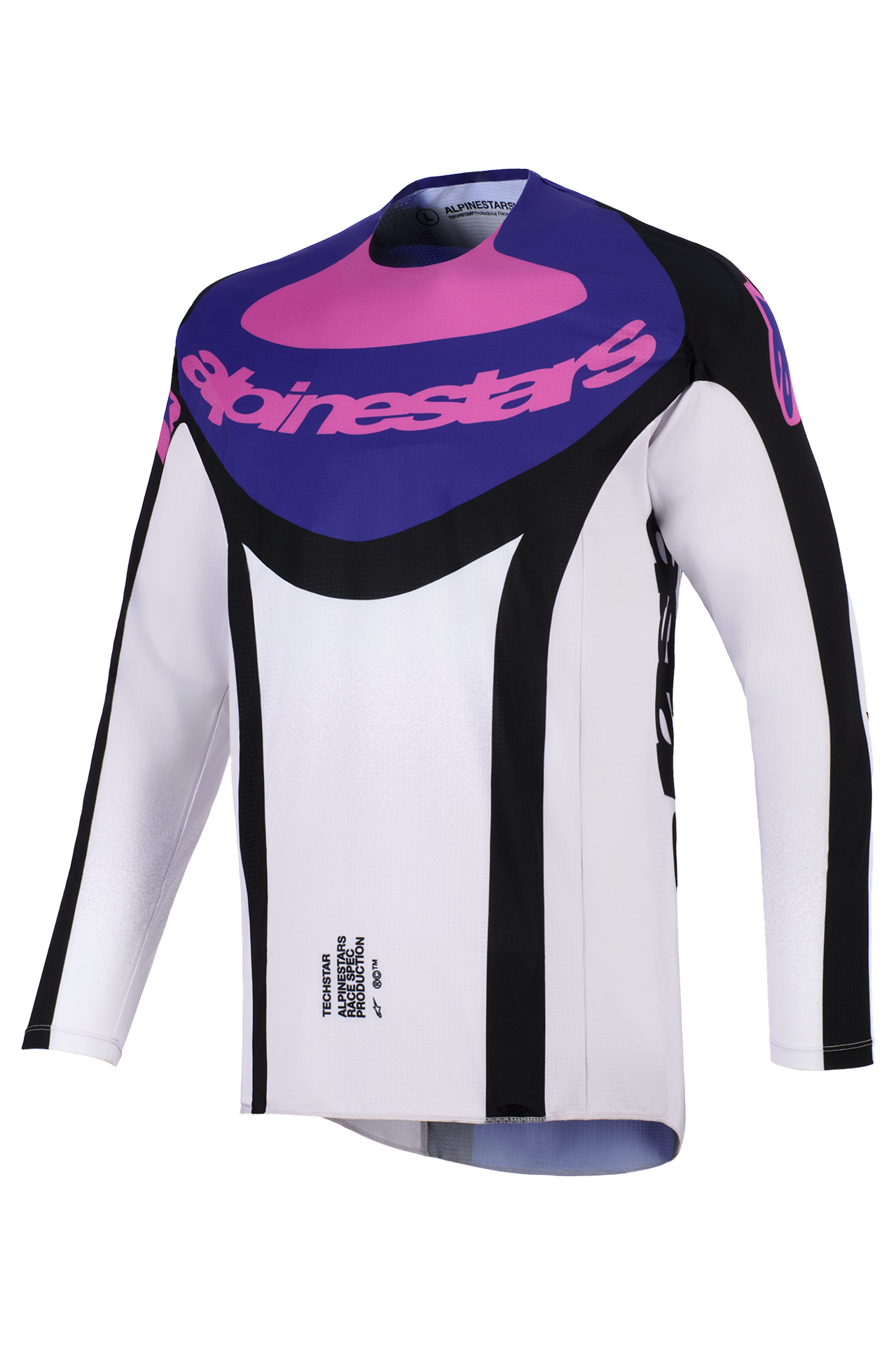 Bluza Cross Alpinestars Techstar Knif Czarny/Szary/FioletowyXXL