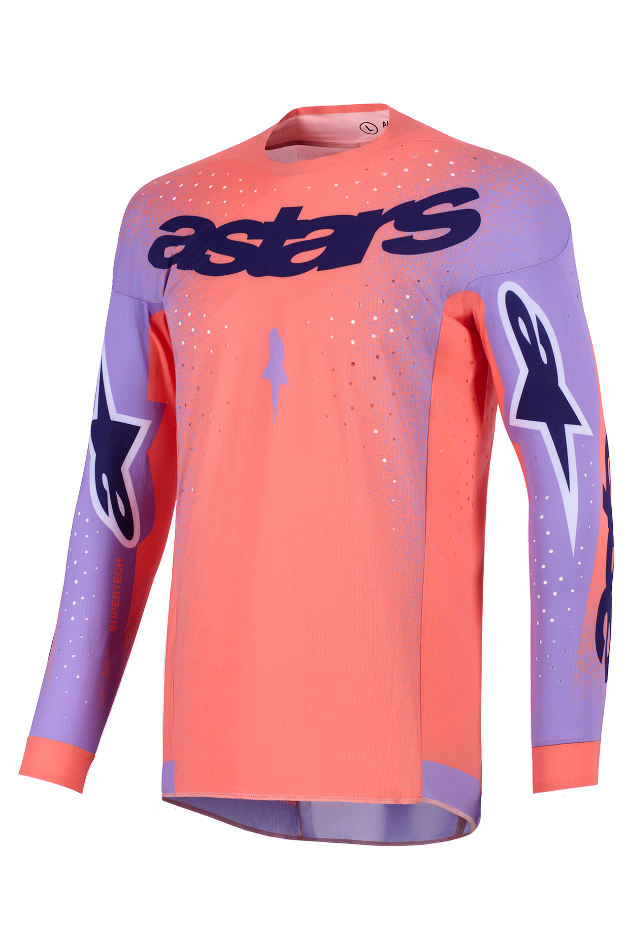 Bluza Cross Alpinestars Supertech Scenz Gorący koralowy/fioletowyXXL