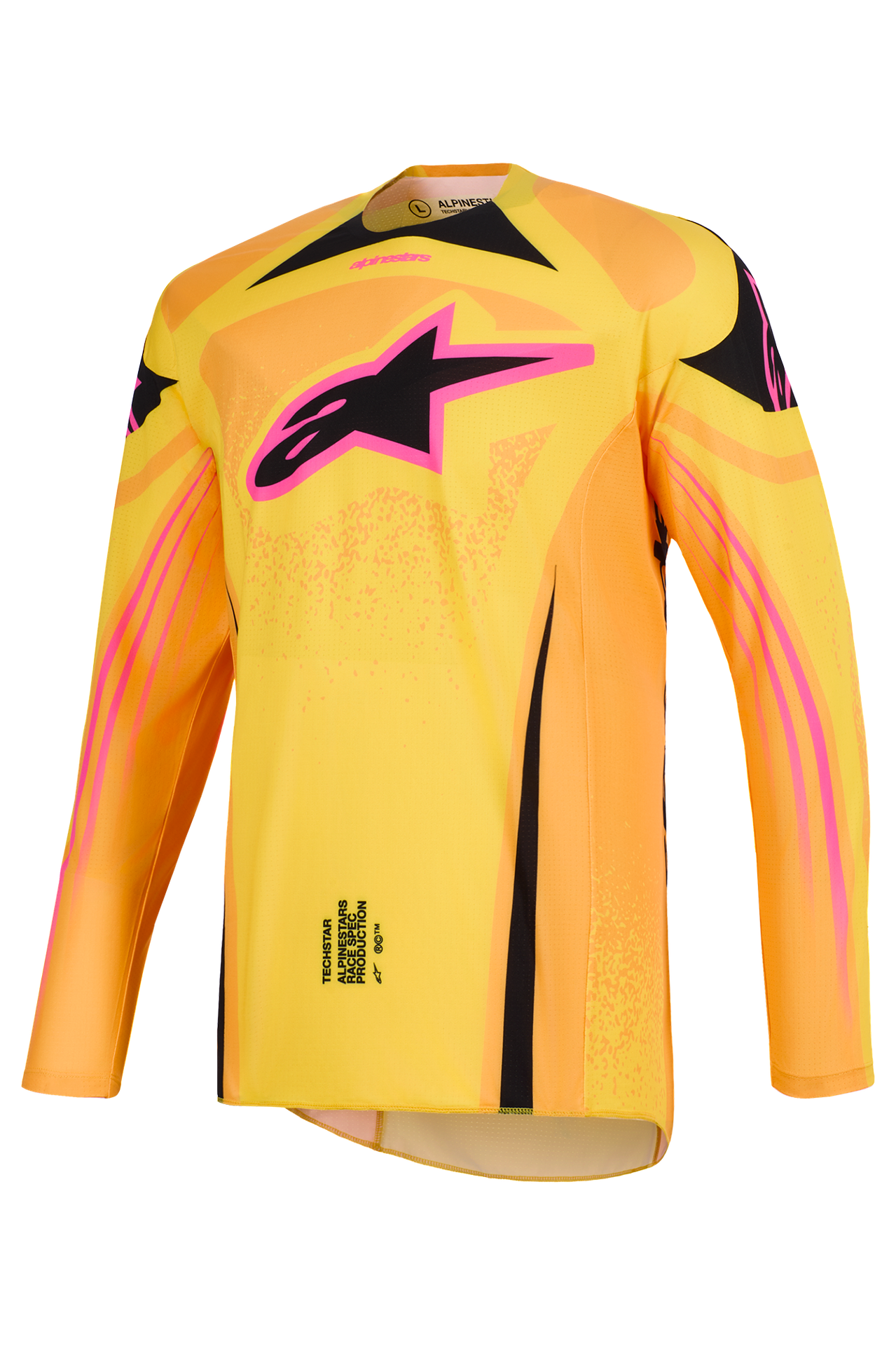 Bluza Cross Alpinestars Techstar Nomur Pomarańczowy/Żółty/RóżowyM