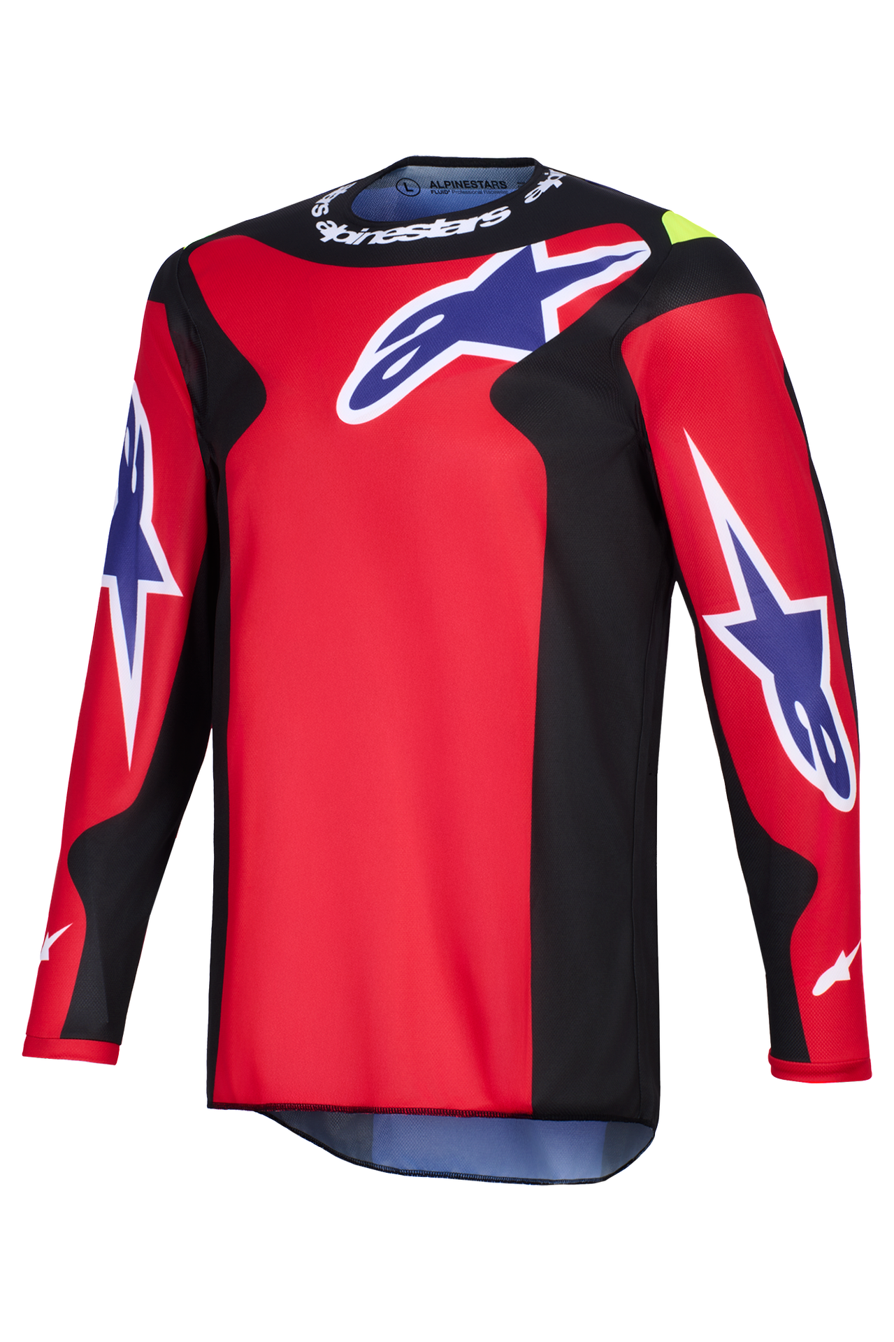 Bluza Cross Alpinestars Fluid Grid Czerwony/Czarny/FioletowyM