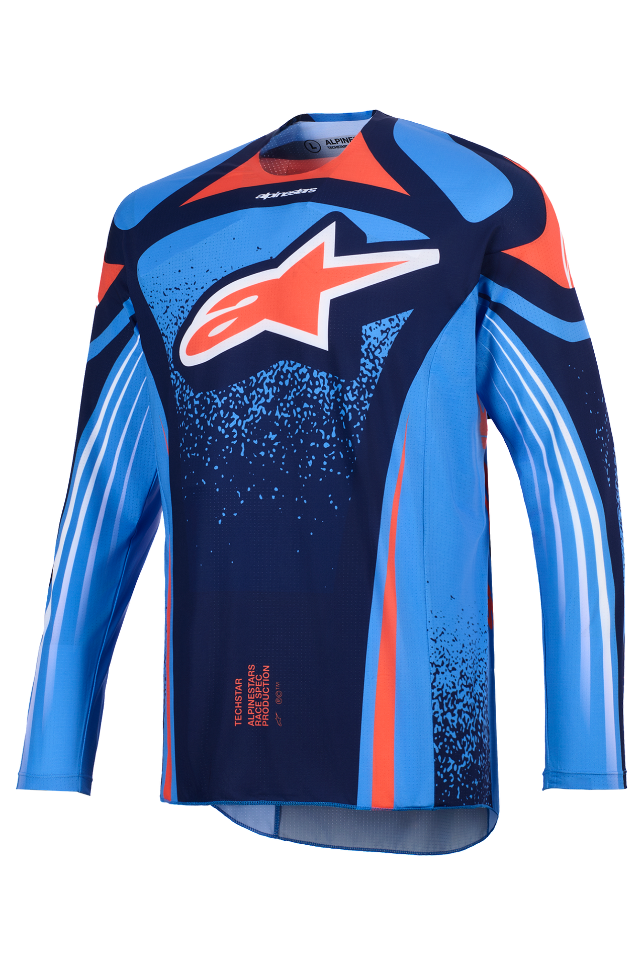 Bluza Cross Alpinestars Techstar Nomur Granatowy/Pomarańczowy/UCLA BlueS