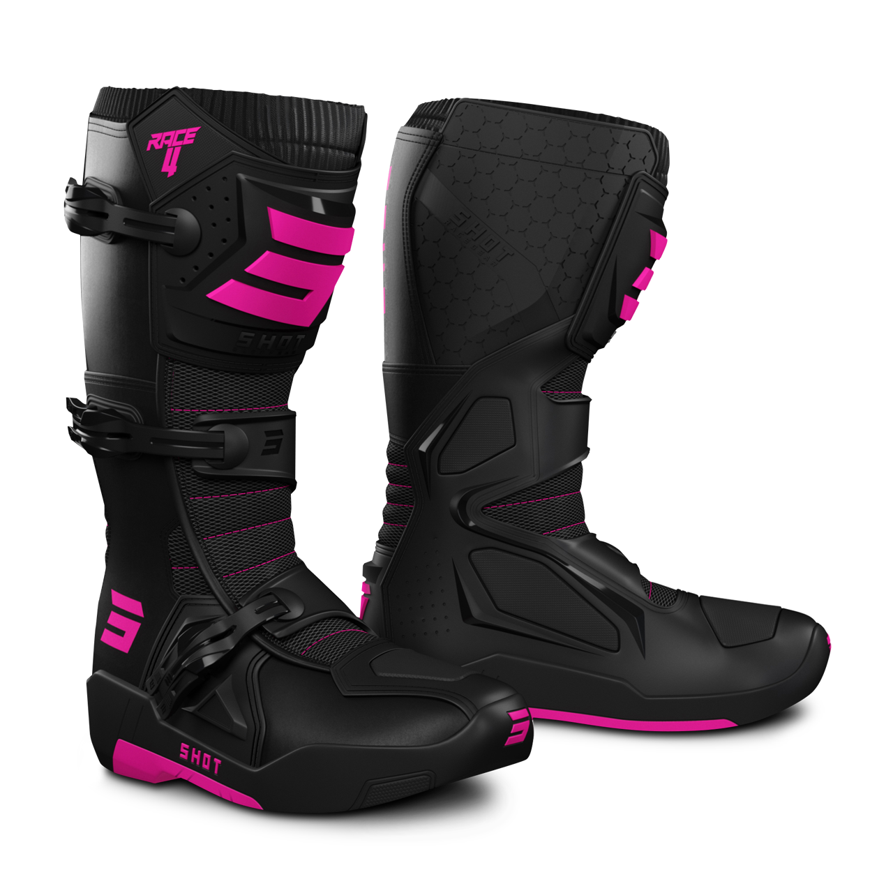 Buty Cross Shot Race 4 Czarny/Różowy45