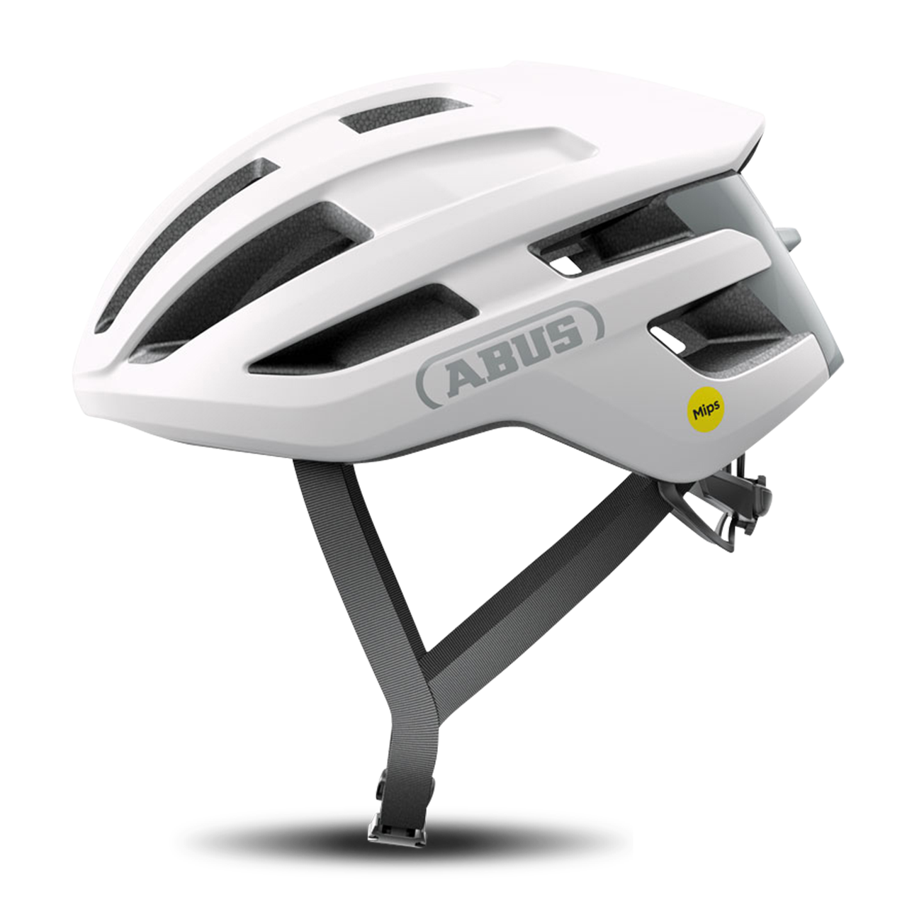 Kask MTB ABUS PowerDome MIPS Polarny BiałyS
