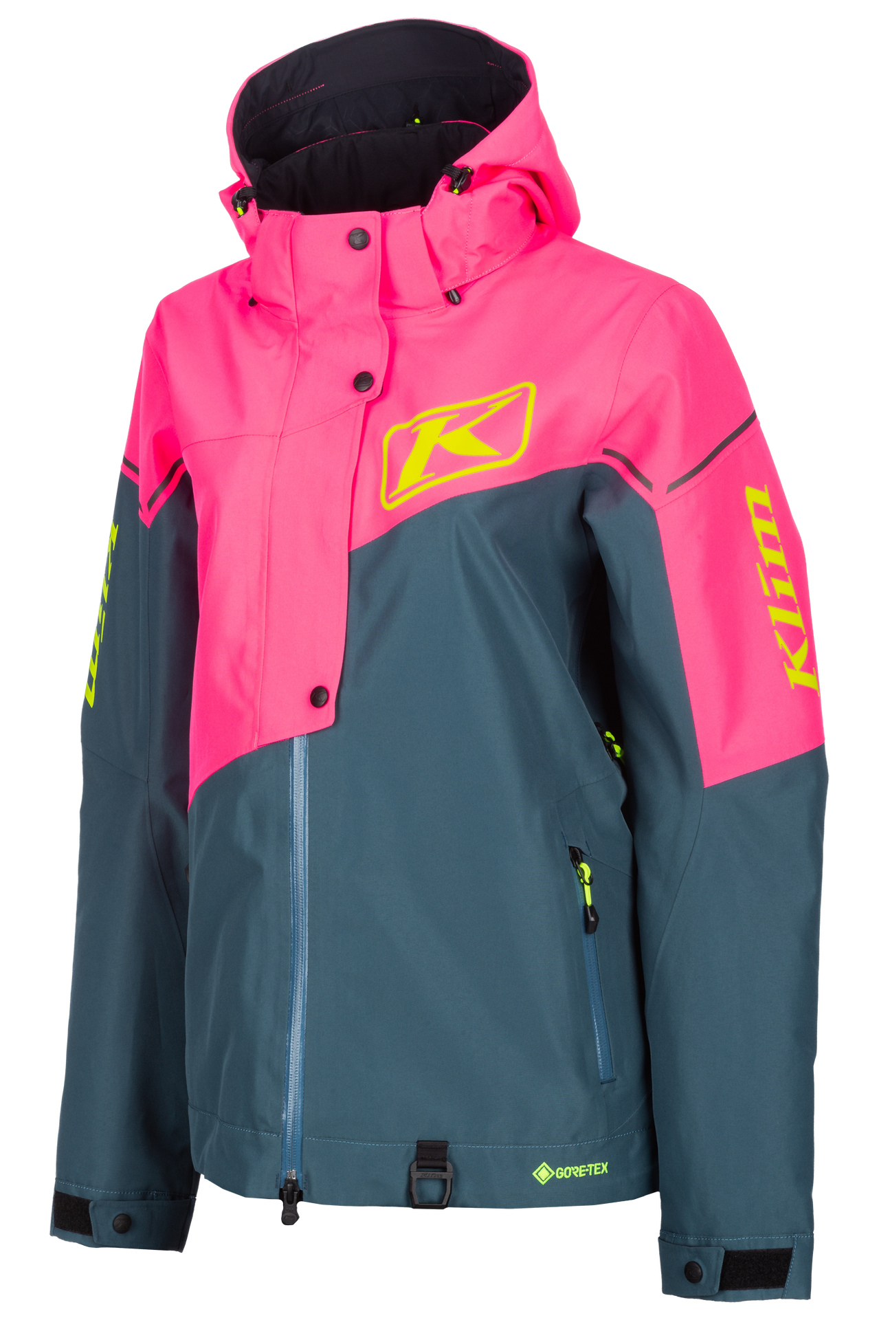 Kurtka Klim Alpine Snow Damska Petrol/Knockout RóżowyXL