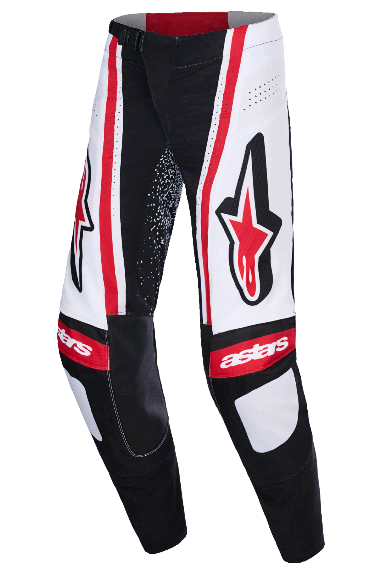 Spodnie Cross Alpinestars Techstar Nomur Czarny/Złamany Biały/Czerwony36