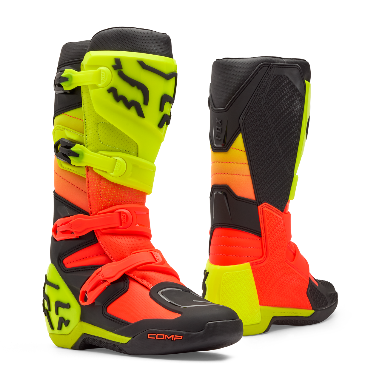 Buty Cross FOX Comp Pomarańczowy/Żółty45