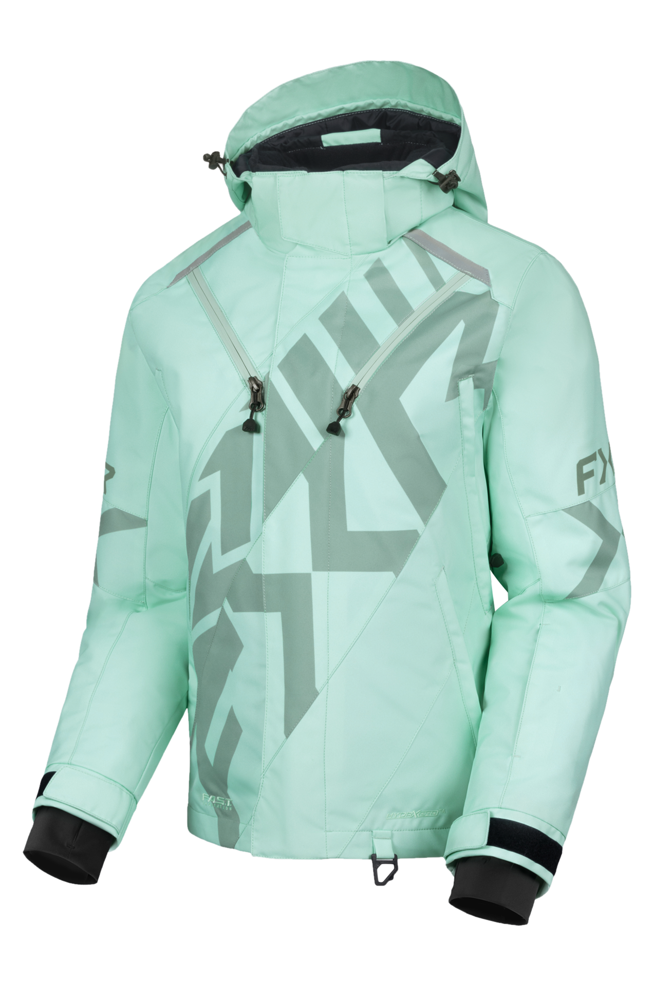 Kurtka Zimowa Damska FXR Cold Cross CX 26 Jasny Szałwiowy10