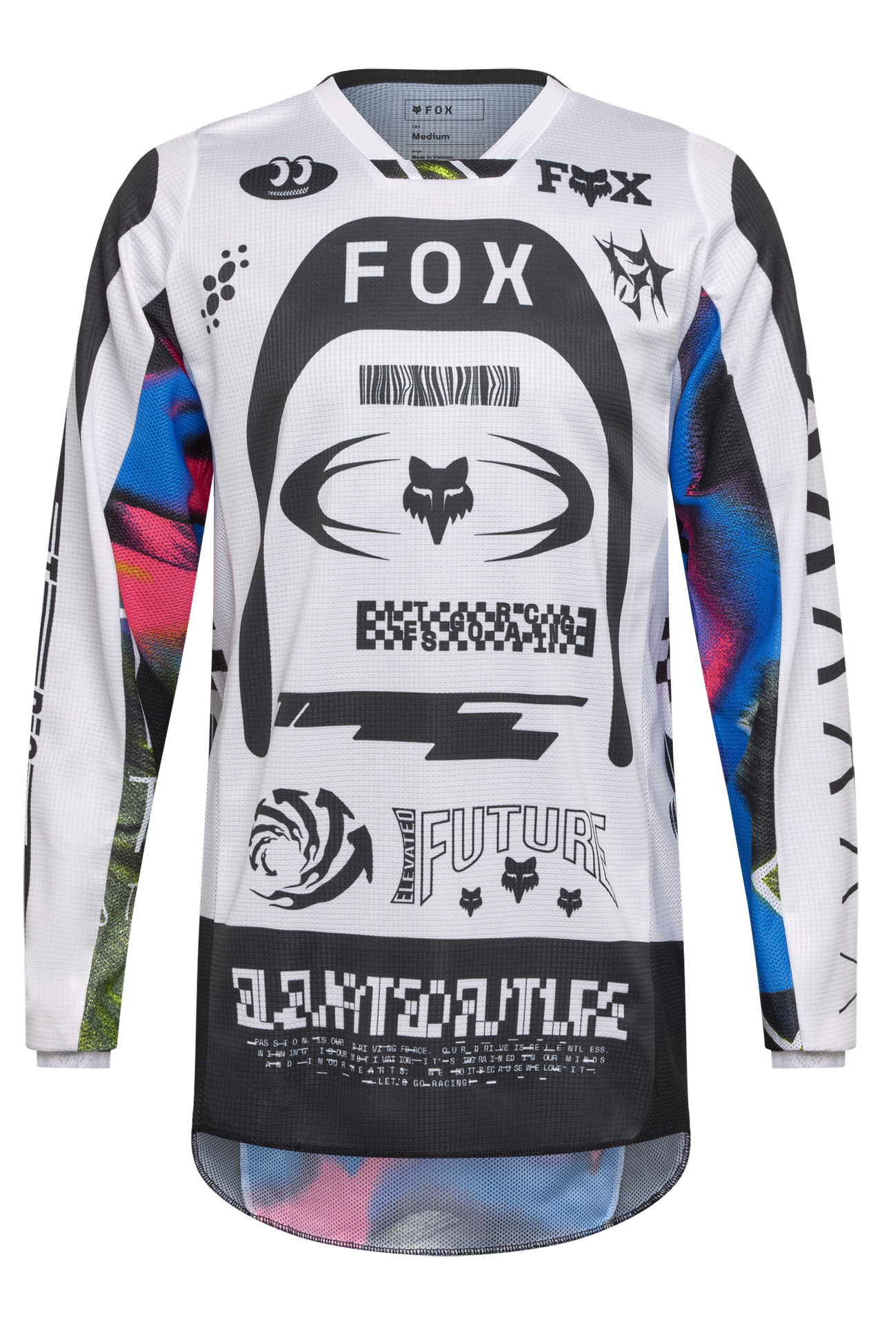 Bluza Cross FOX 180 Image Cosmo Złamany Biały/CzarnyS