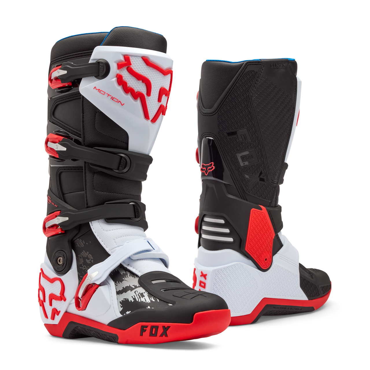 Buty Cross FOX Motion Biały/Czerwony Fluorescencyjny44