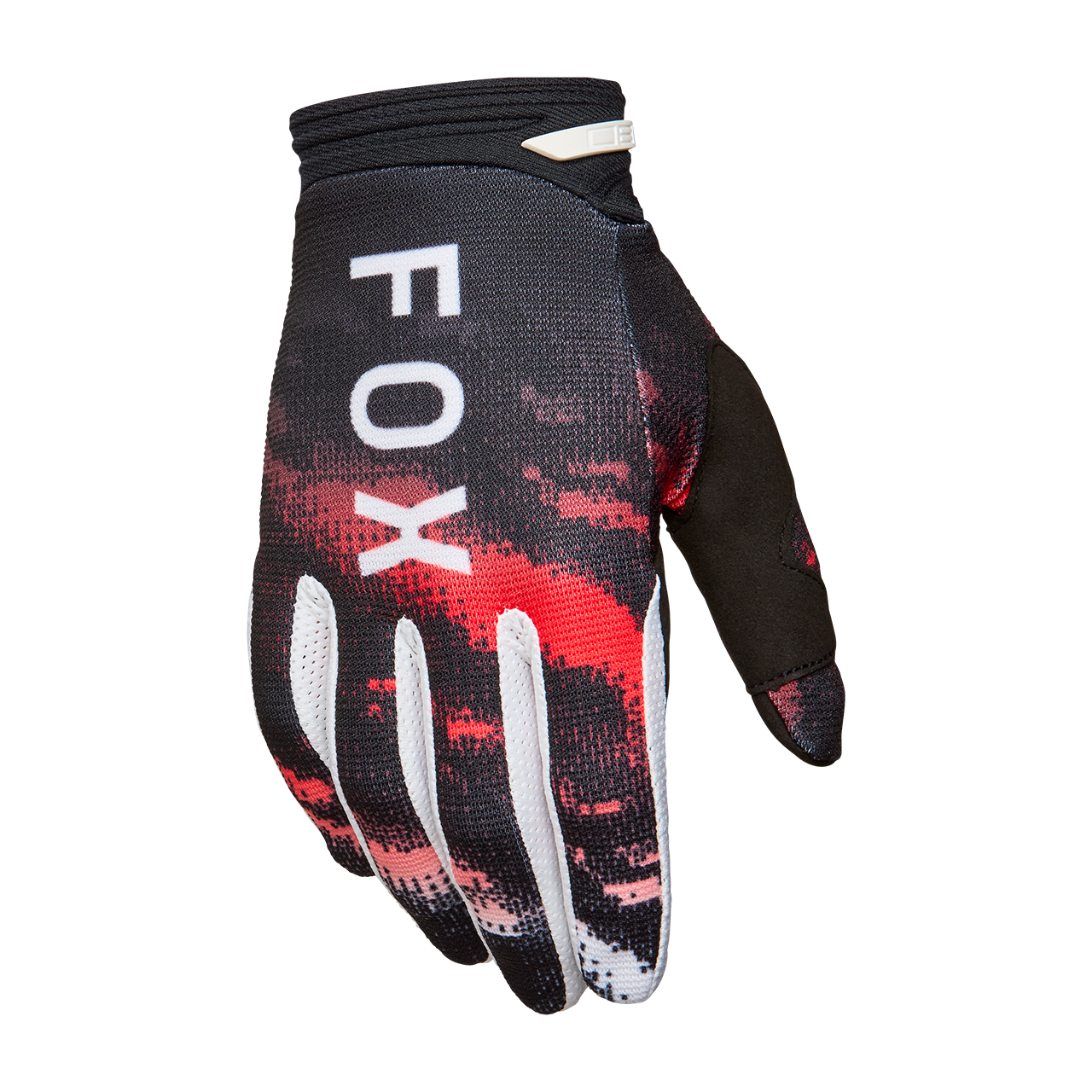 Rękawice Cross FOX 180 Kairos Biały/Czerwony FluorescencyjnyL