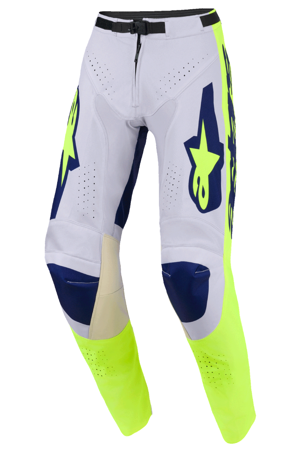 Spodnie Cross Alpinestars Racer Air Riway Szary/Żółty/Niebieski28