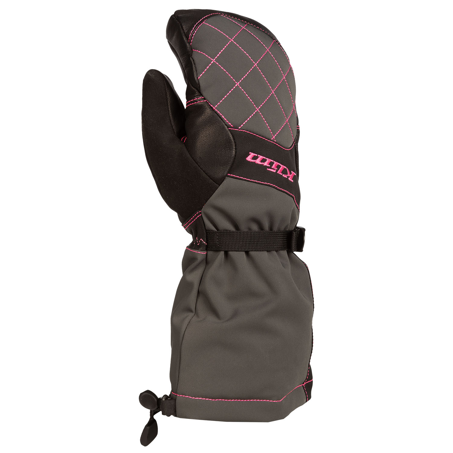 Rękawice Klim Allure Snow Damskie Knockout Pink/AsphaltXL