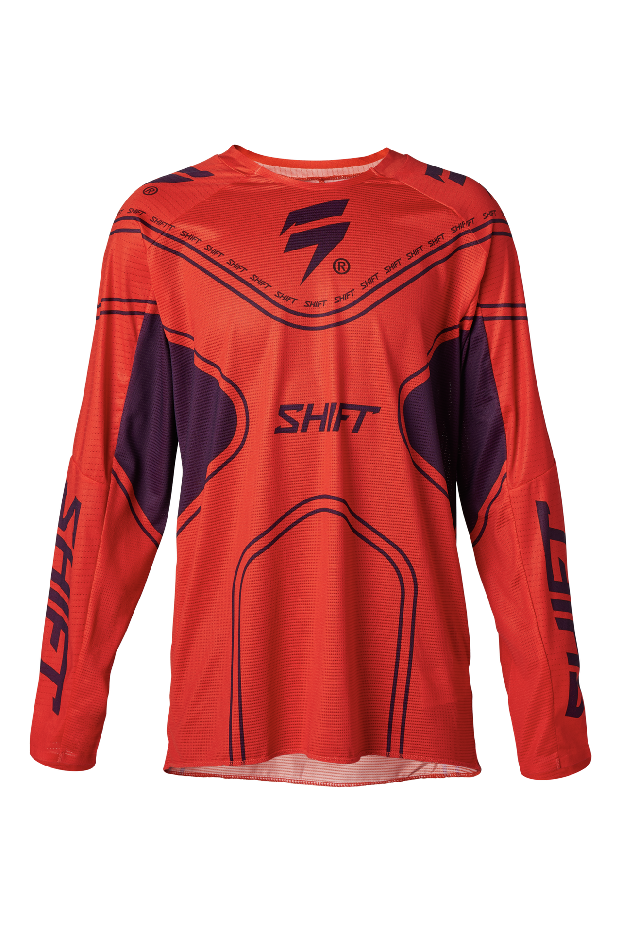 Bluza Cross Dziecięca Shift Black Label Fluorescencyjny czerwonyXL