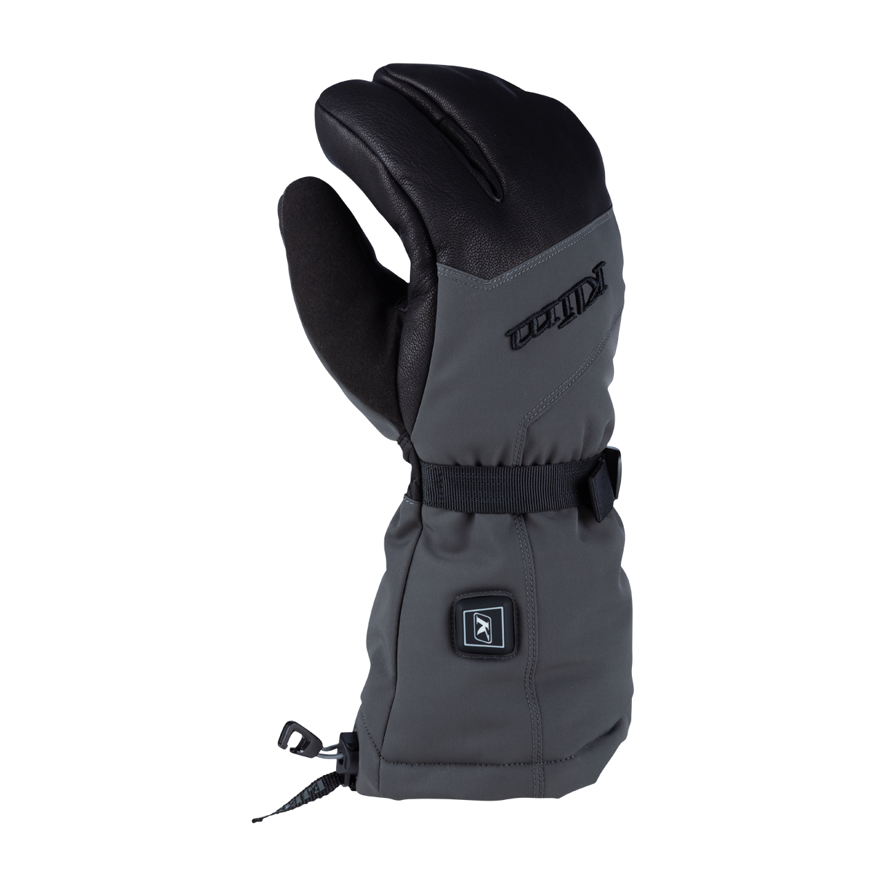 Rękawice Trzypalcowe Ogrzewane Klim Tundra HTD Czarny/AsfaltS