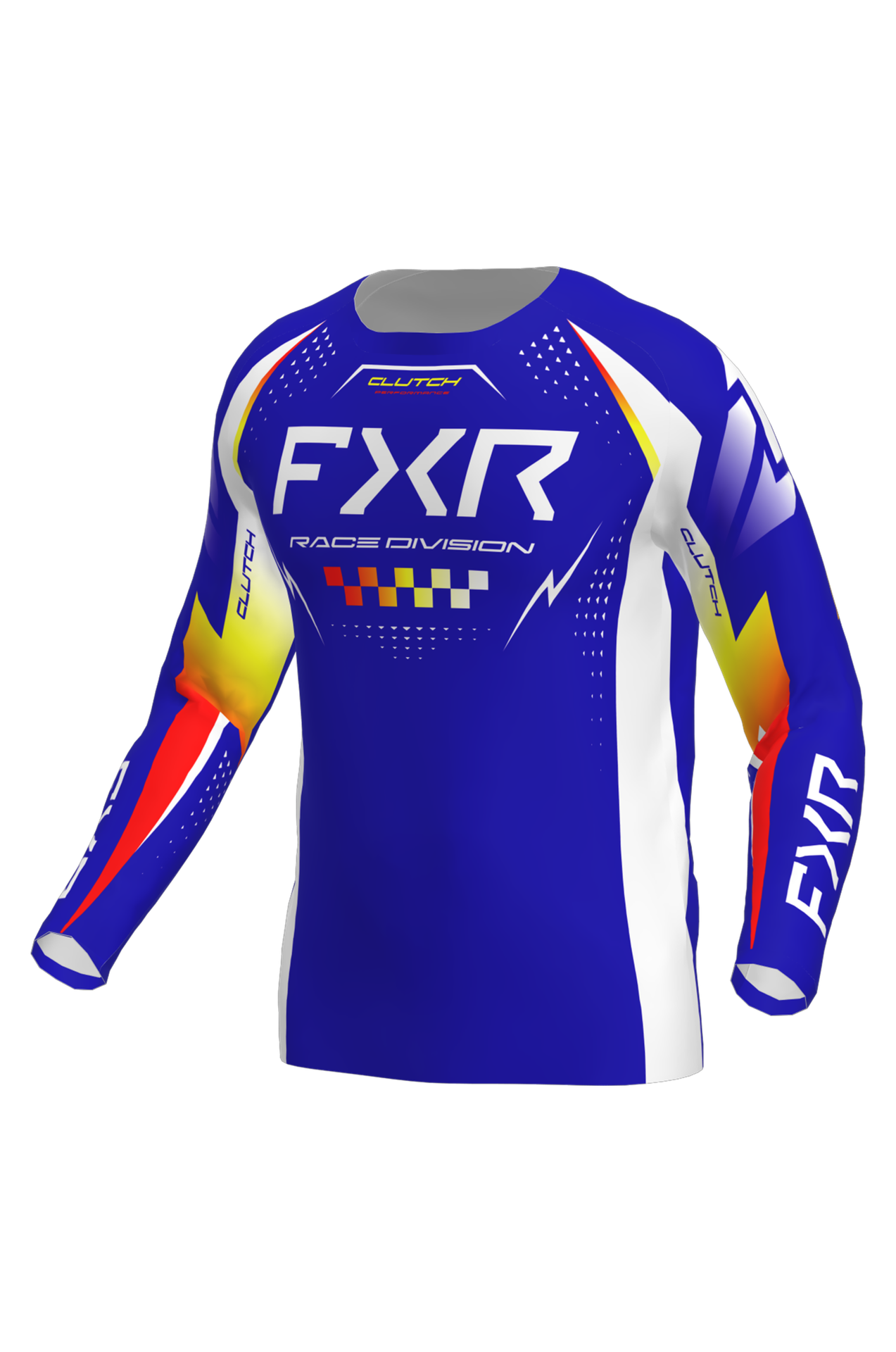 Bluza Cross FXR Clutch Pro 26 Royal/Żółty/CzerwonyXL