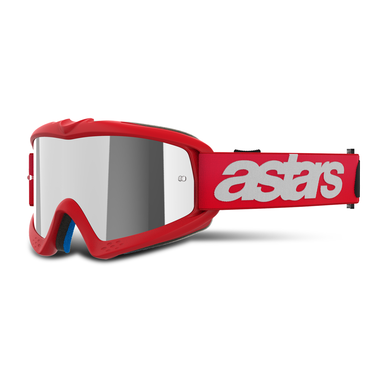 Gogle MX Alpinestars Vision Blaze Młodzieżowy Clear Czerwony