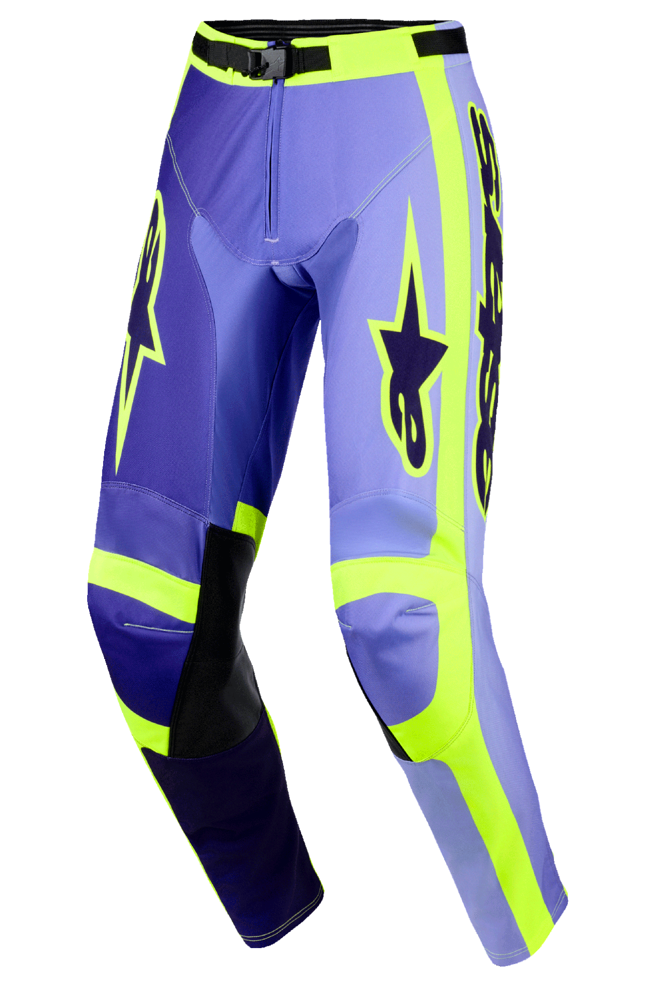 Spodnie Cross Alpinestars Racer Portl Fioletowy/Żółty30