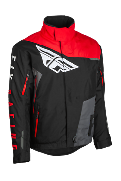 Kurtka FLY Racing SNX Pro Dziecięca Czarny/Szary/CzerwonyM