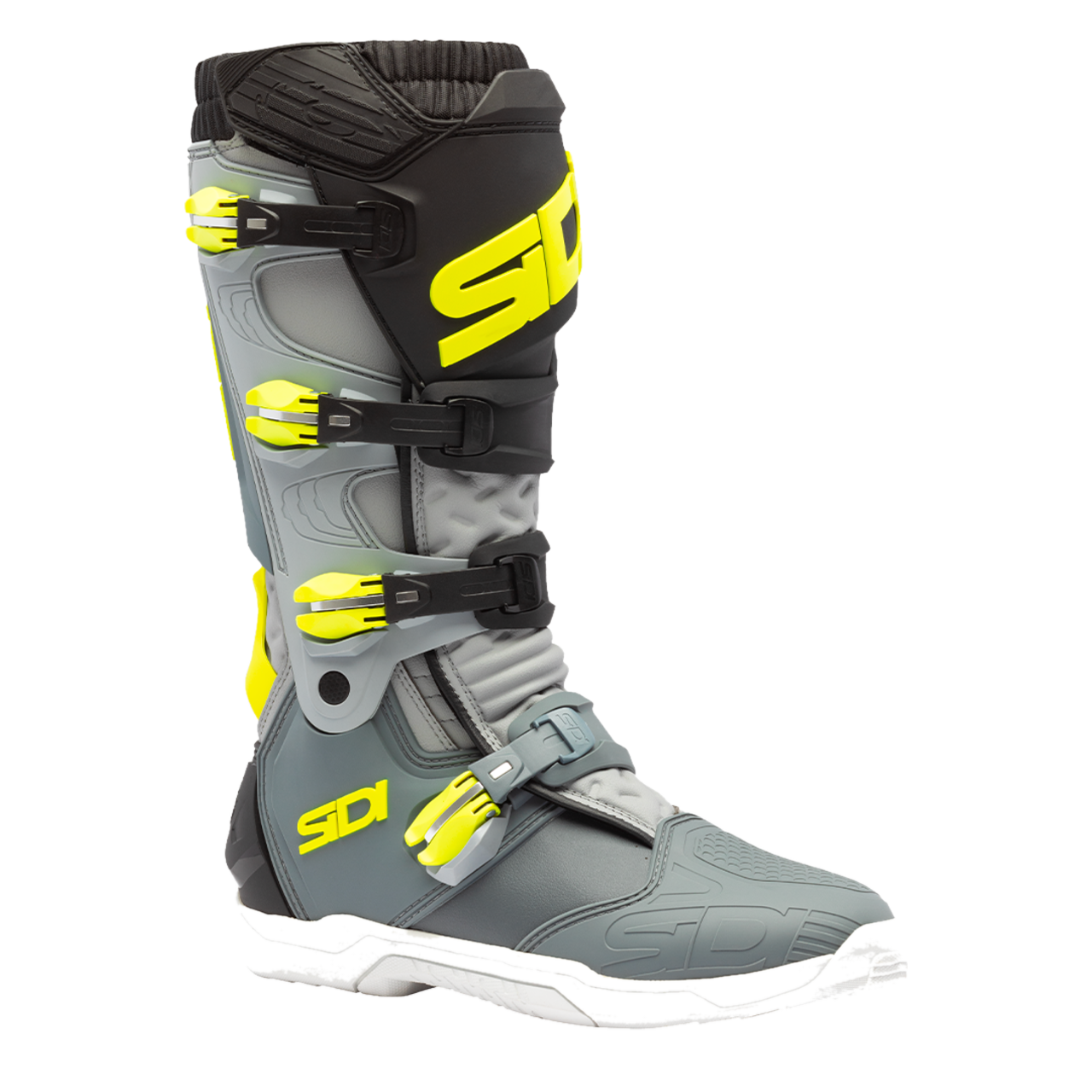 Buty Cross Sidi X Power SC Szary/Fluorescencyjny Żółty46