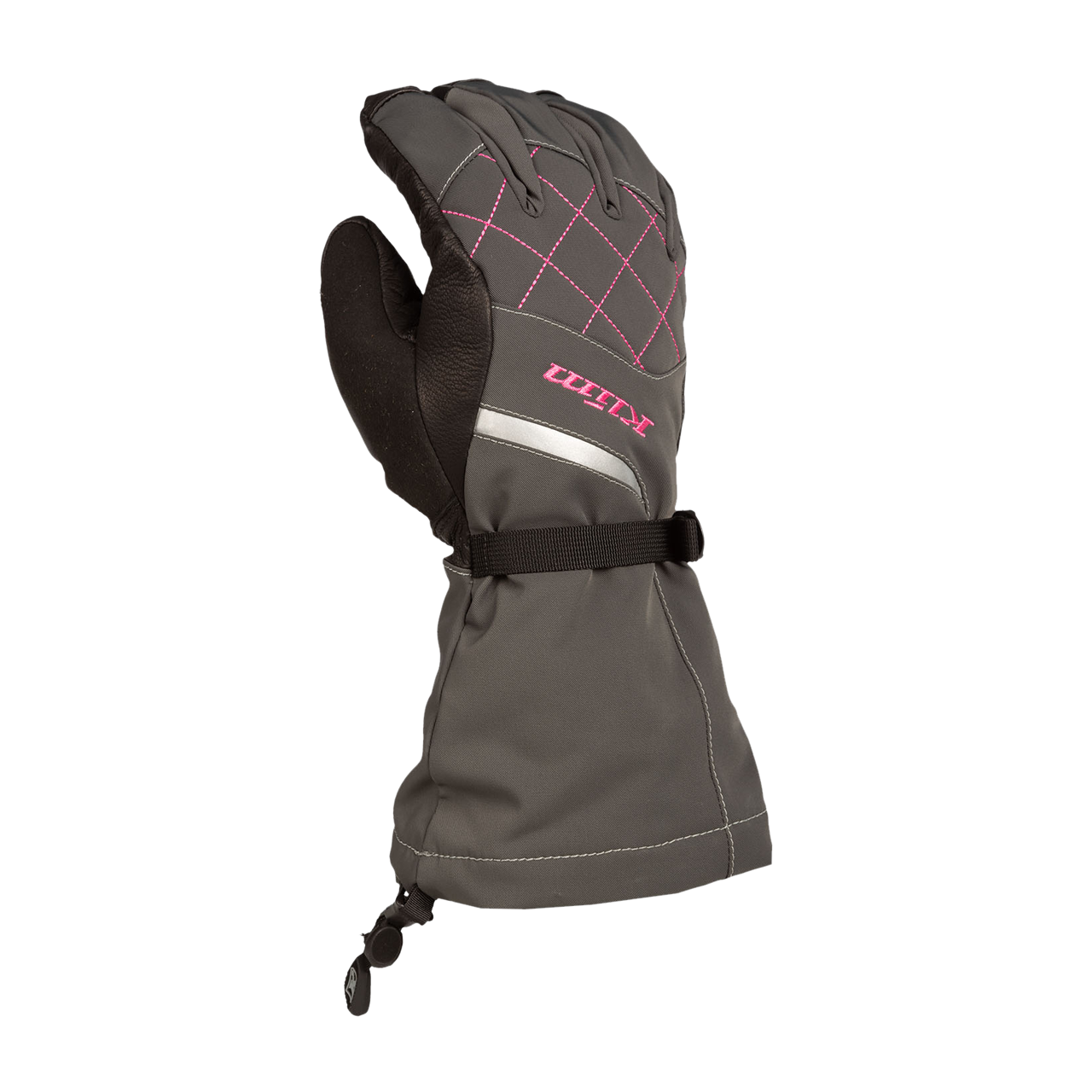 Rękawice Klim Allure Snow Damskie Knockout Pink/AsphaltL