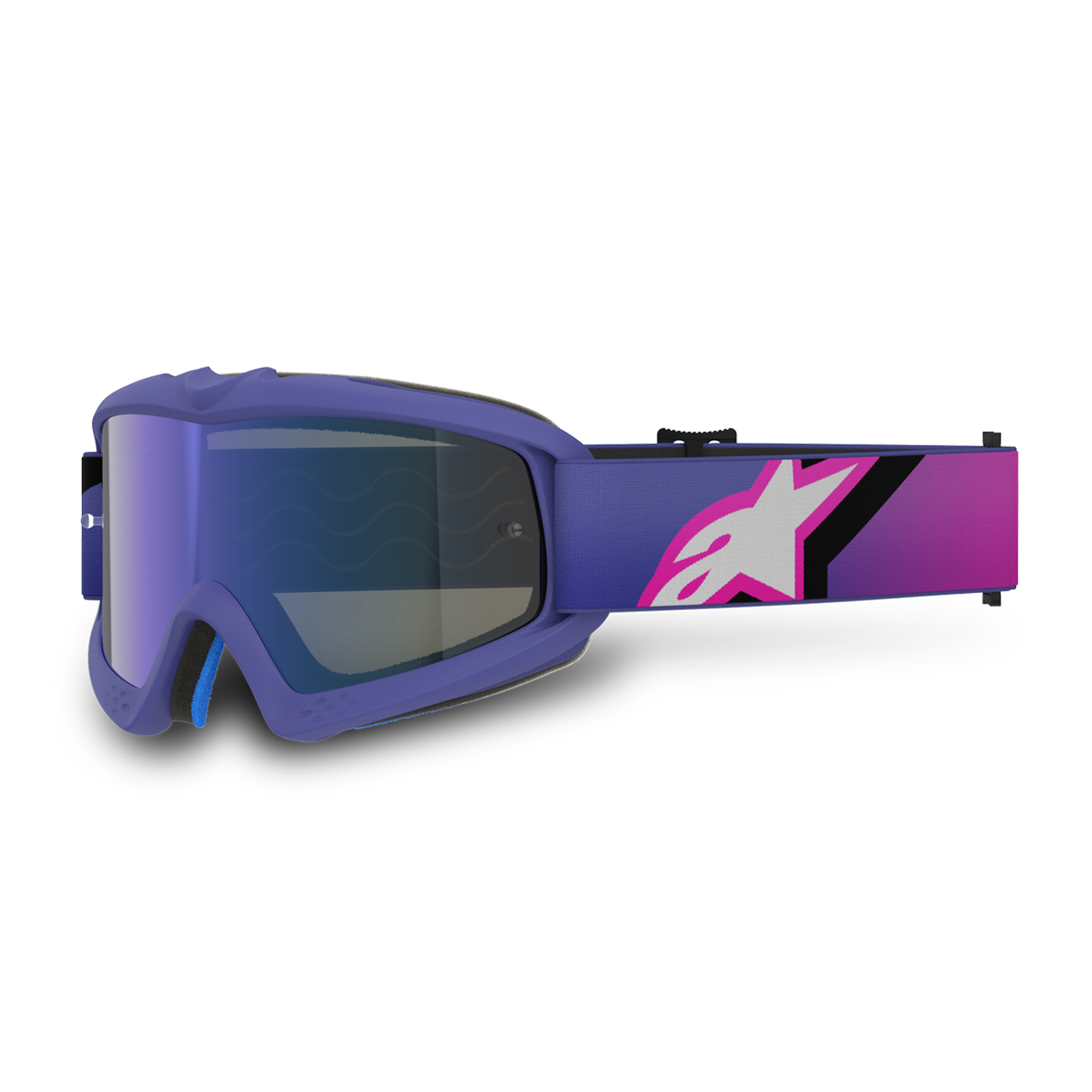 Gogle Cross Alpinestars Vision Corp Młodzieżowy Fioletowy/Różowy
