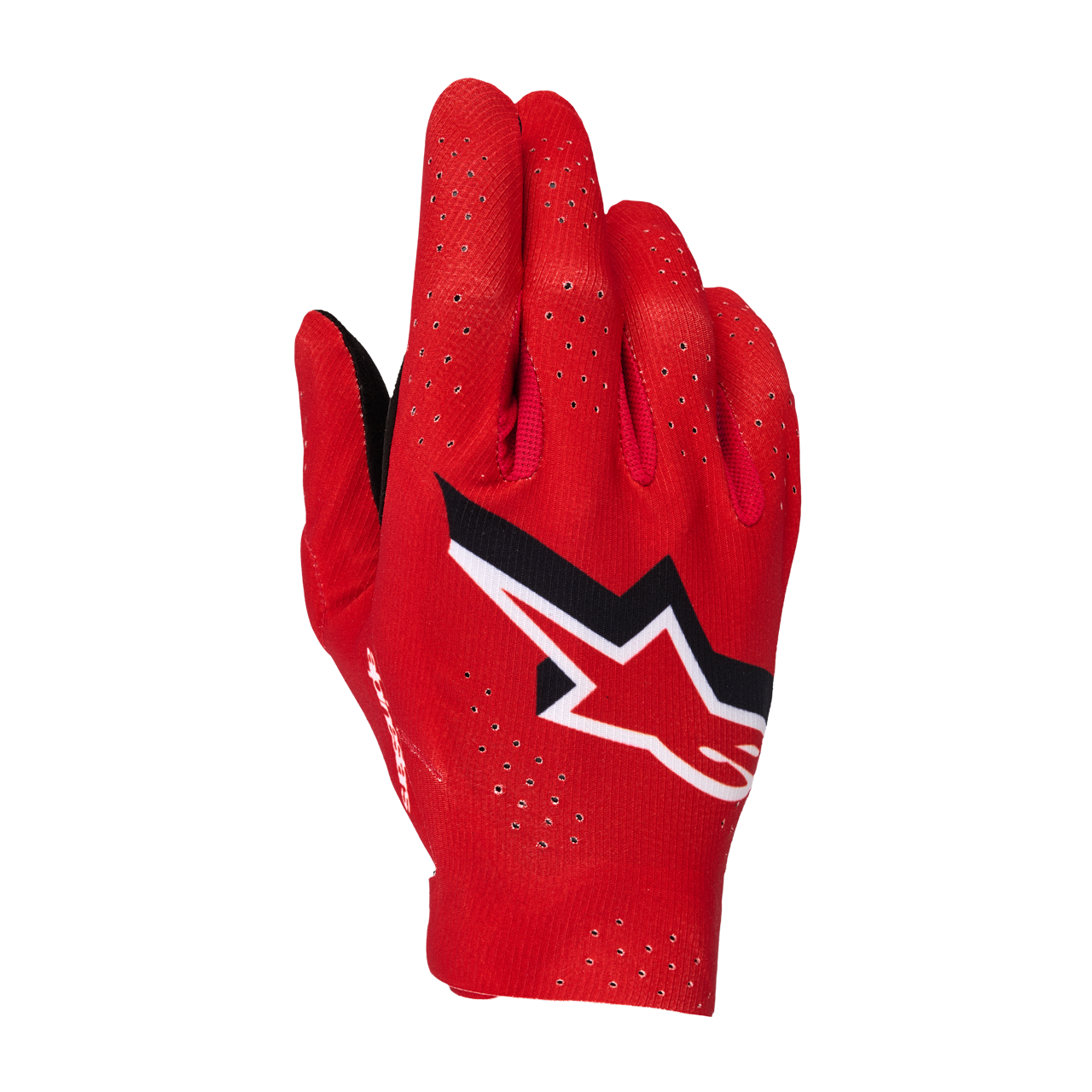 Rękawice MX Alpinestars Supertech Czerwony Ognisty/Czarny/Złamany BiałyS