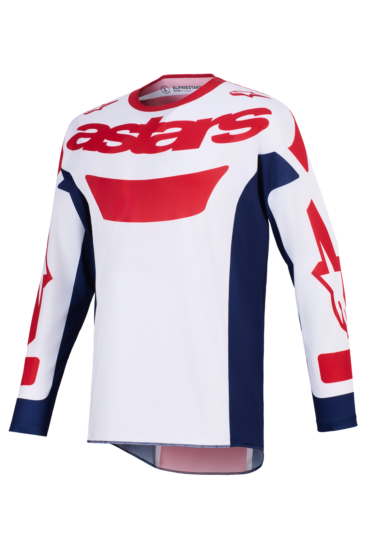 Bluza Cross Alpinestars Racer Riway Złamany Biały/Niebieski/CzerwonyS