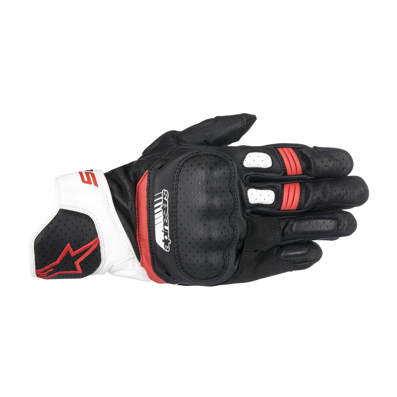 Rękawice Alpinestars SP-5 Czarny/Złamany Biały/CzerwonyS