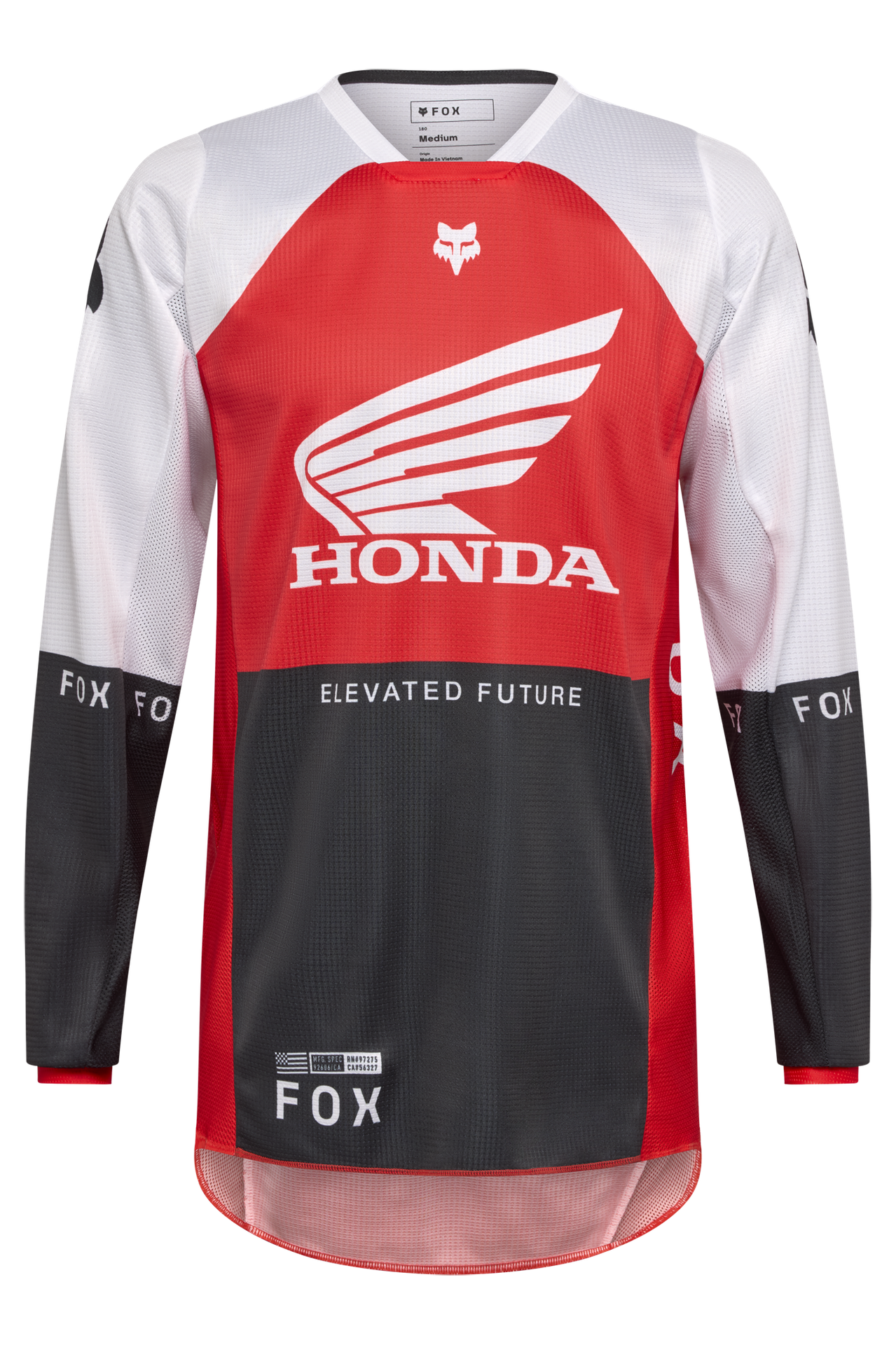 Bluza Cross FOX 180 Honda Czerwony fluorescencyjnyS
