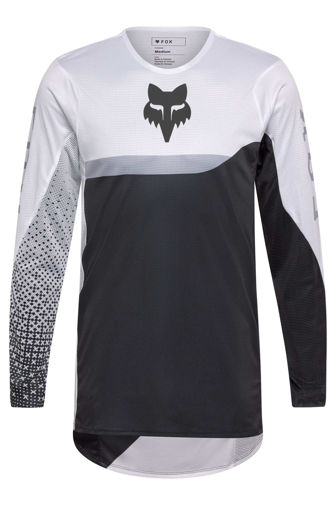 Bluza Cross FOX Flexair Fracture Złamany Biały/CzarnyM
