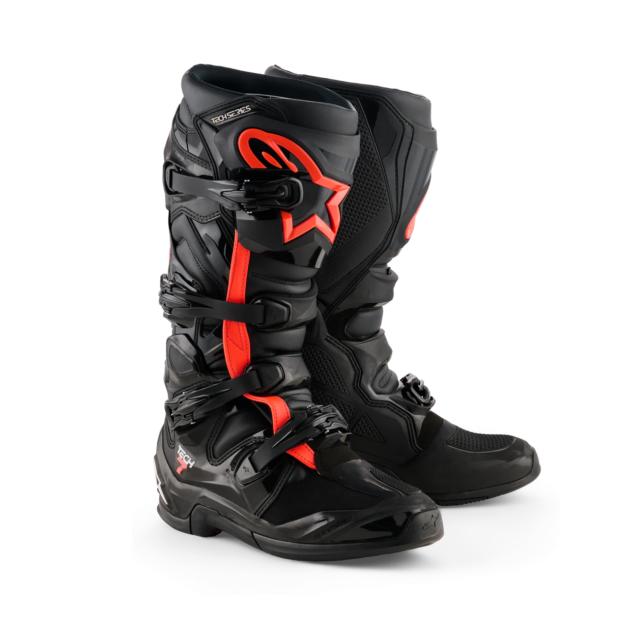 Buty Cross Alpinestars Tech 7 Czarny/Czerwony38