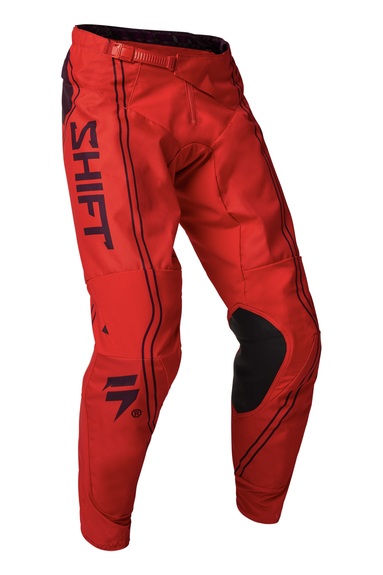 Spodnie Cross Shift Black Label Fluorescencyjny czerwony28