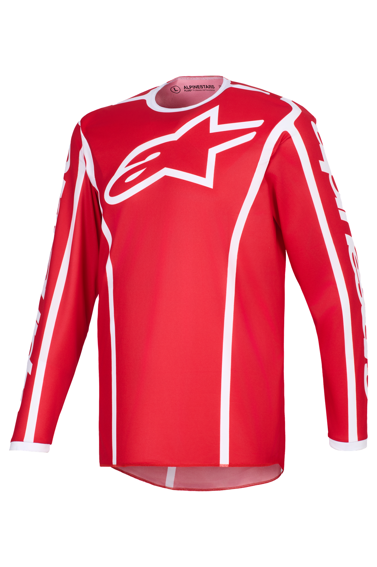 Bluza Cross Alpinestars Fluid Apex Czerwony/Złamany BiałyXL