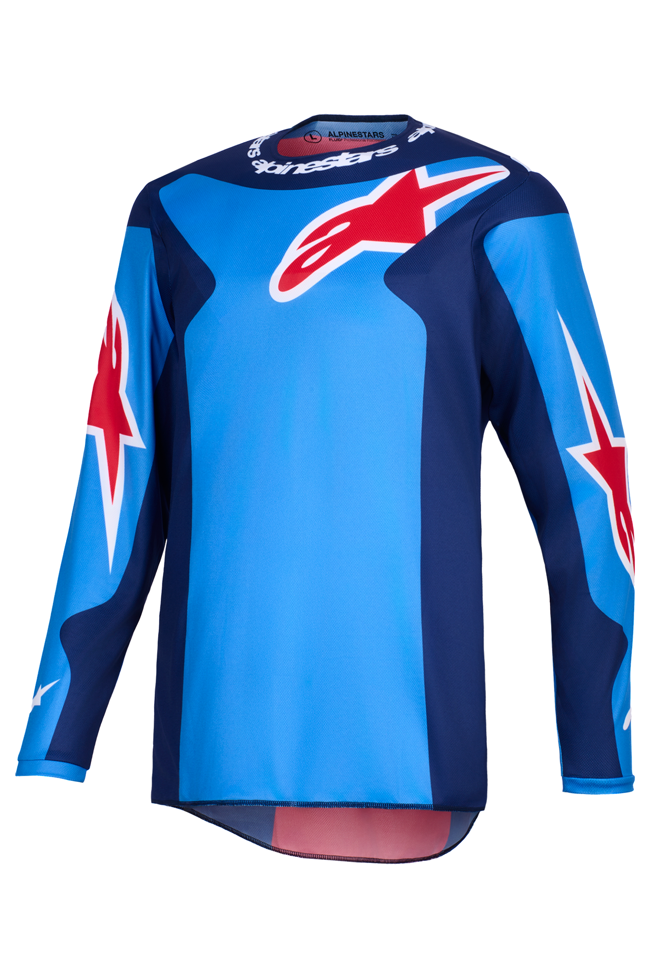 Bluza Cross Alpinestars Fluid Grid Niebieski/CzerwonyL
