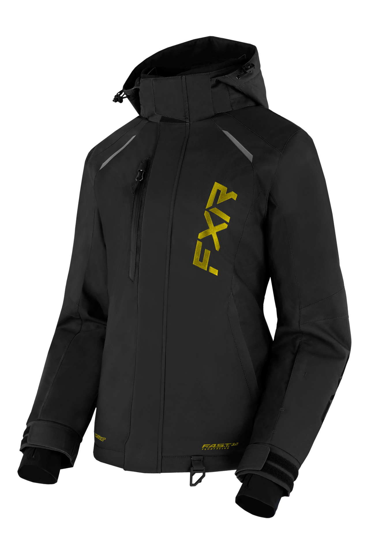 Kurtka Zimowa FXR Pulse Damska Czarny/Złoty6